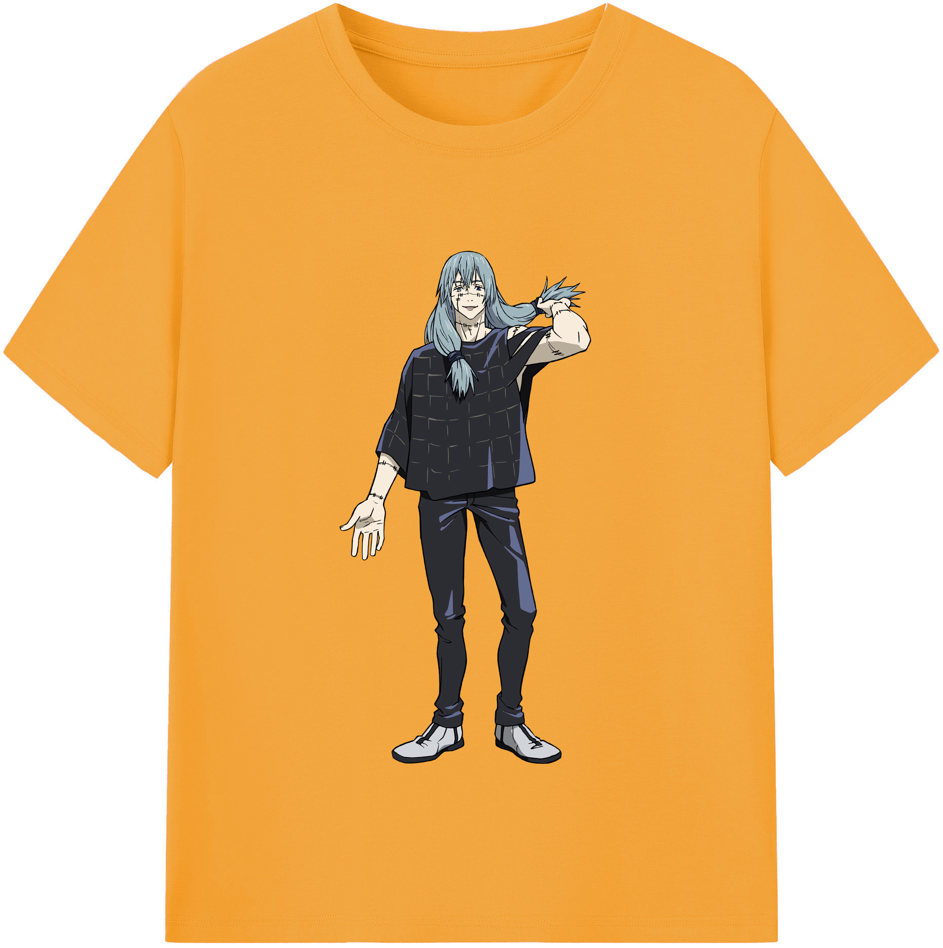 （画像用） 呪術廻戦 Jujutsu Kaisen レディースカジュアルプリントTシャツ（綿100％）