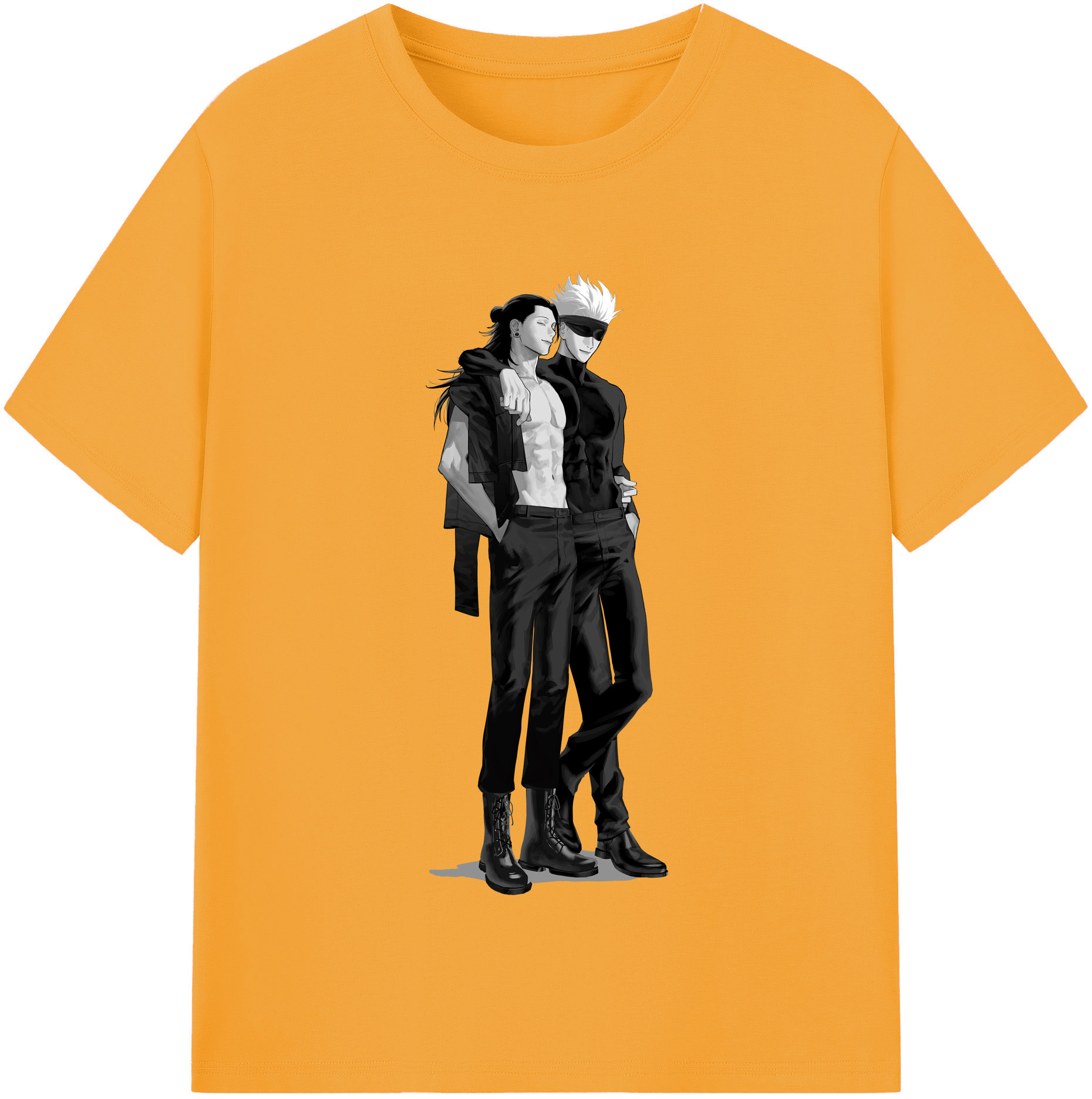 （画像用） 呪術廻戦 Jujutsu Kaisen レディースカジュアルプリントTシャツ（綿100％）