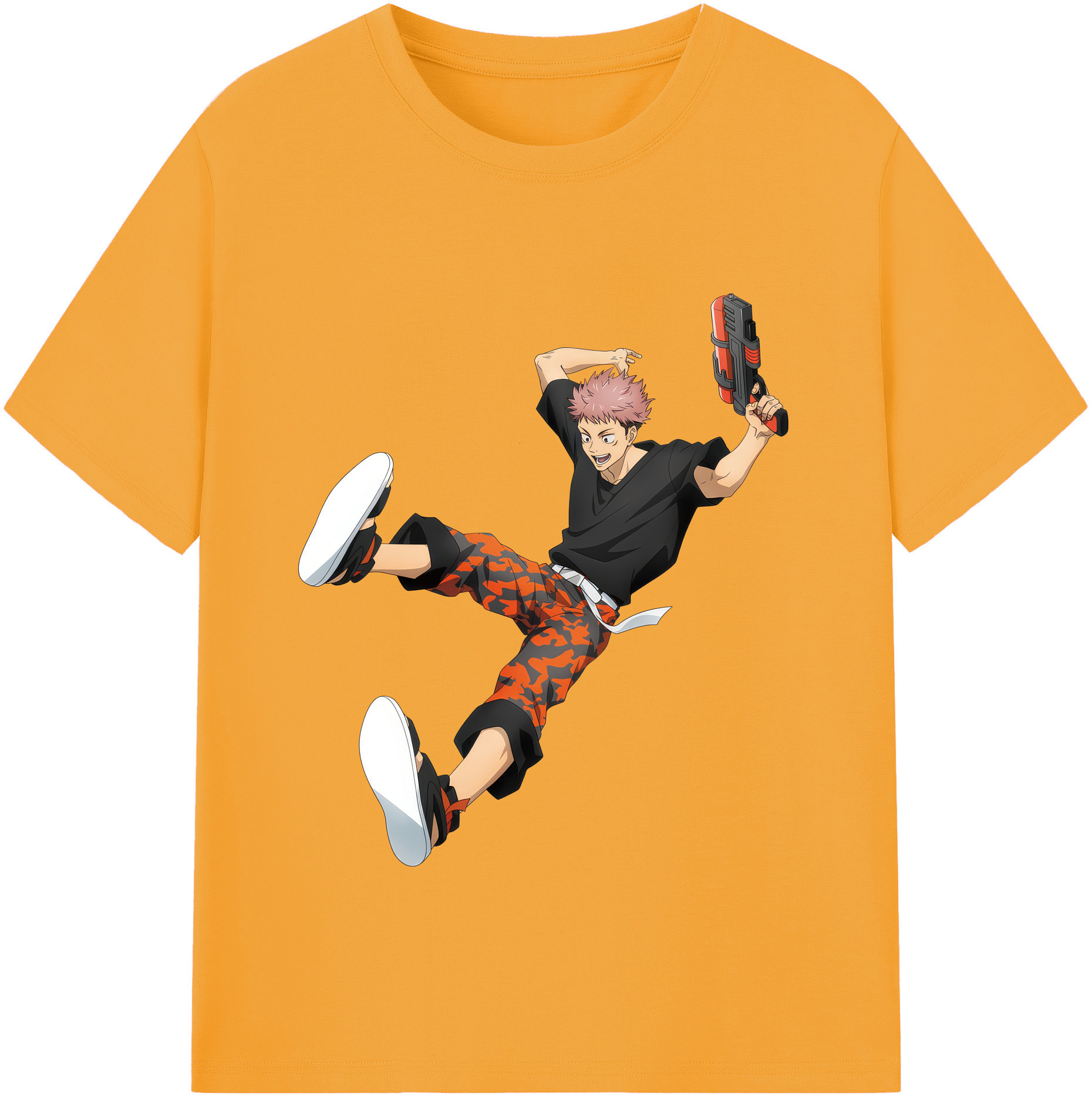 （画像用） 呪術廻戦 Jujutsu Kaisen レディースカジュアルプリントTシャツ（綿100％）