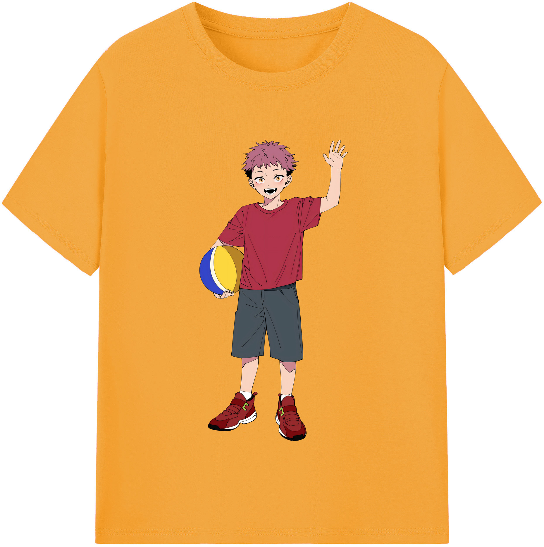 （画像用） 呪術廻戦 Jujutsu Kaisen レディースカジュアルプリントTシャツ（綿100％）