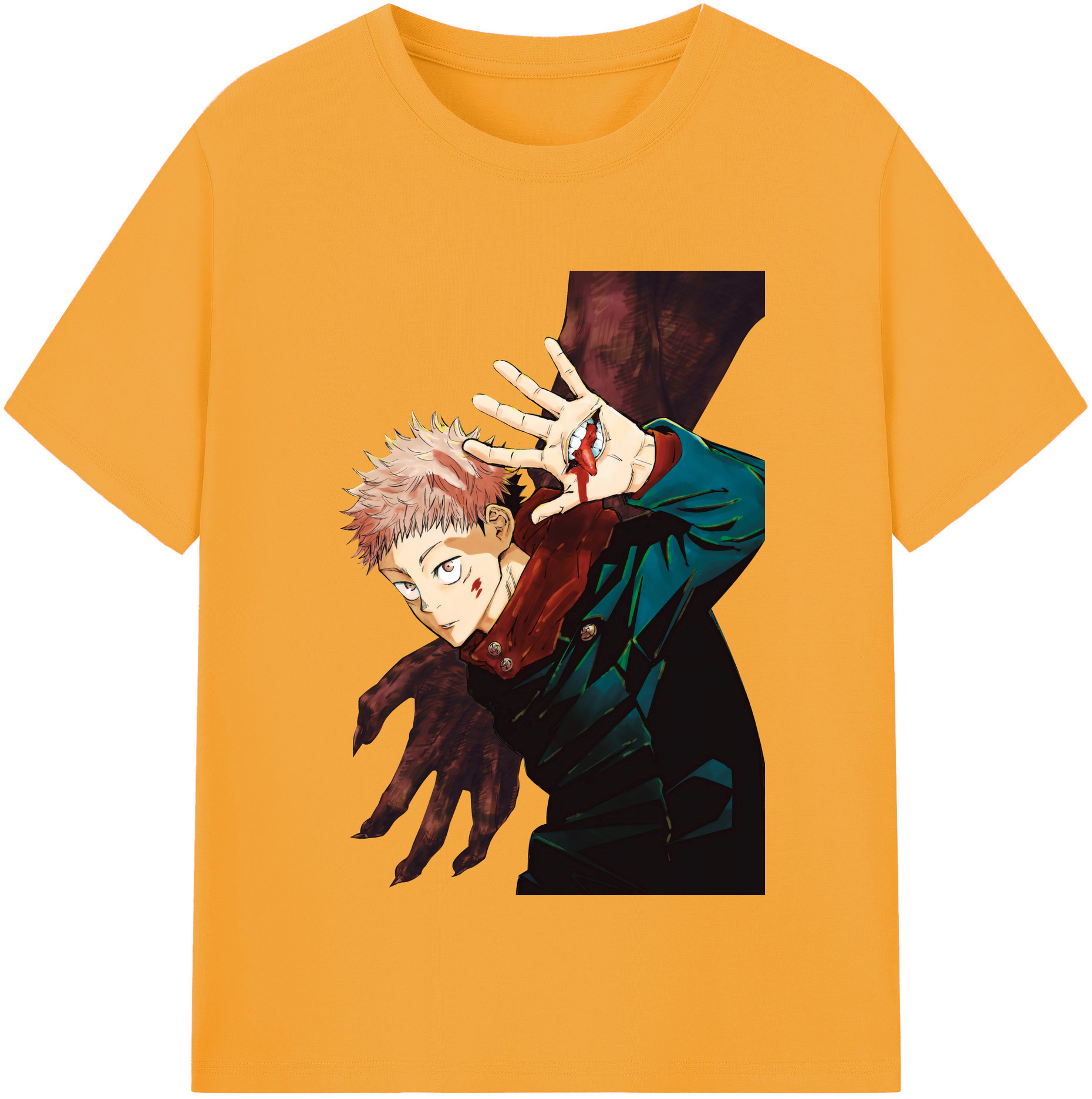 （画像用） 呪術廻戦 Jujutsu Kaisen レディースカジュアルプリントTシャツ（綿100％）