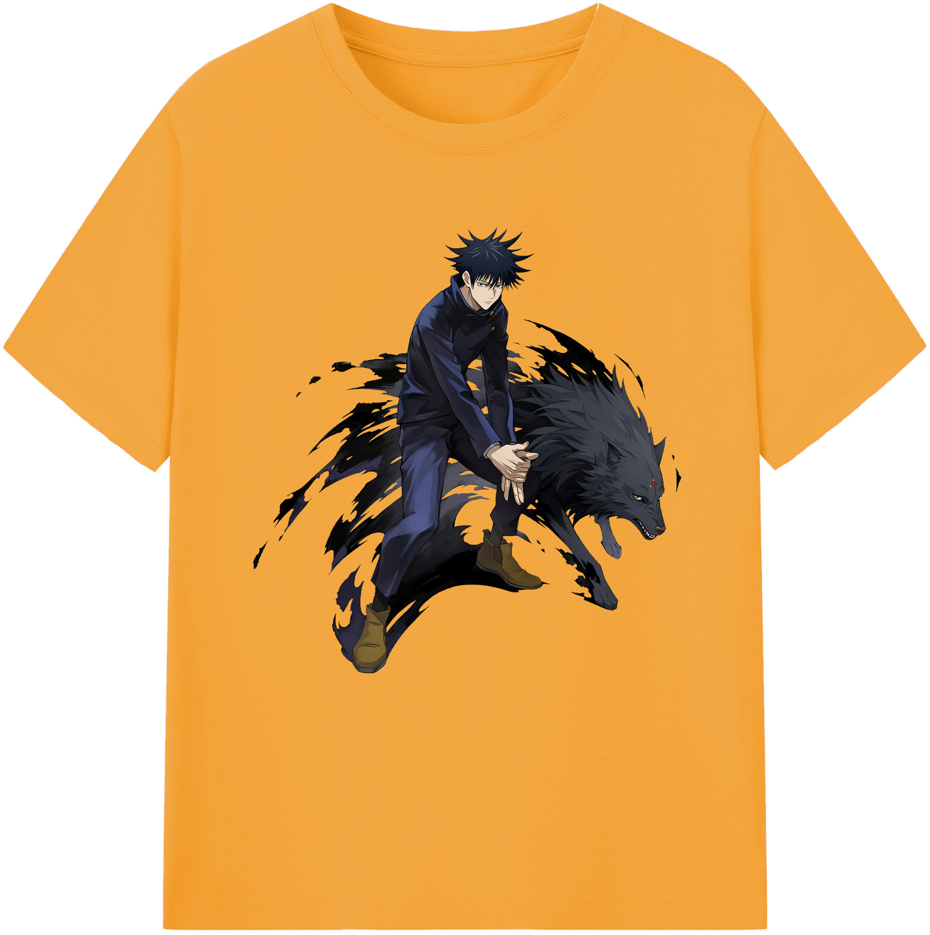 （画像用） 呪術廻戦 Jujutsu Kaisen レディースカジュアルプリントTシャツ（綿100％）
