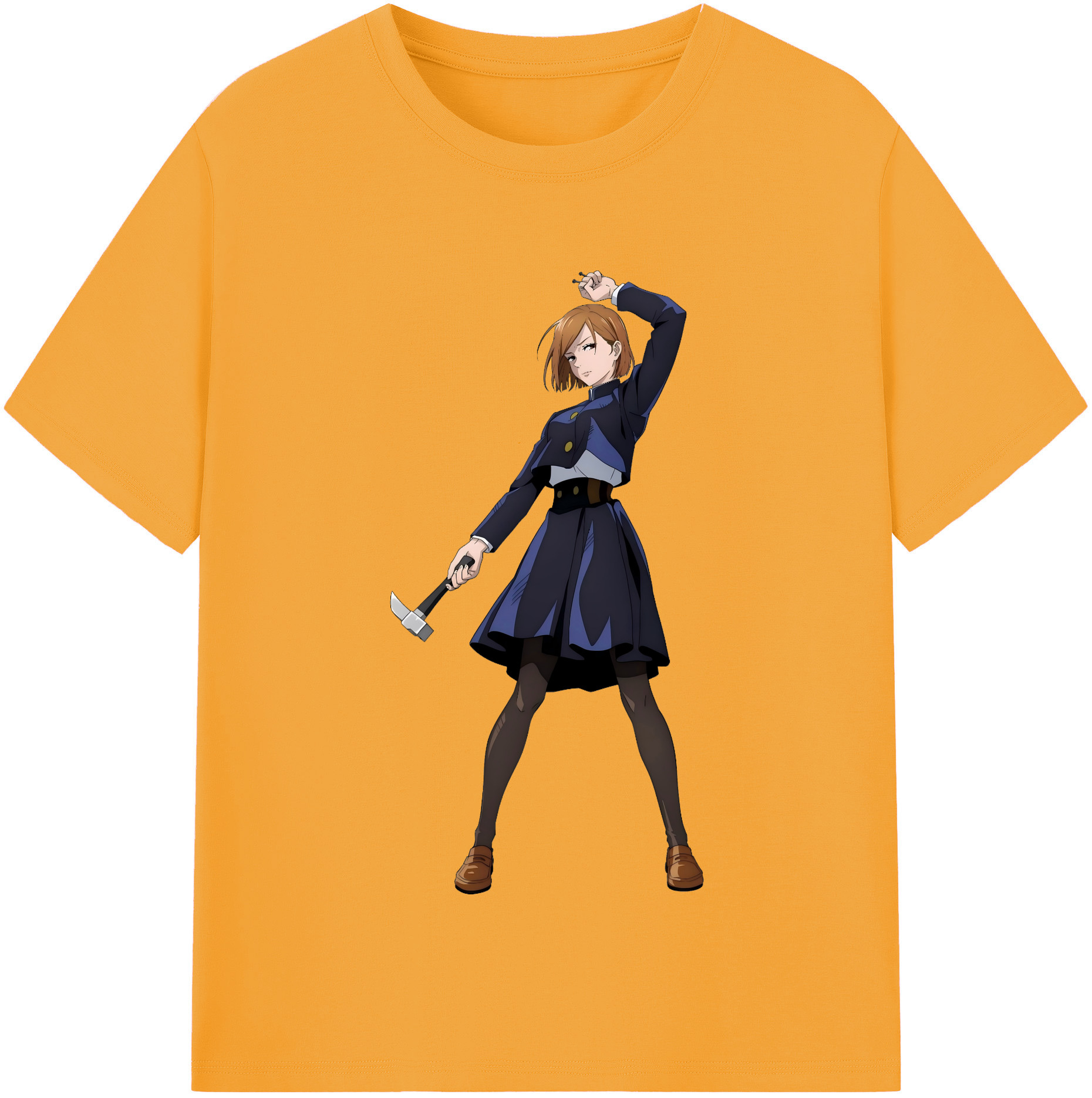 （画像用） 呪術廻戦 Jujutsu Kaisen レディースカジュアルプリントTシャツ（綿100％）