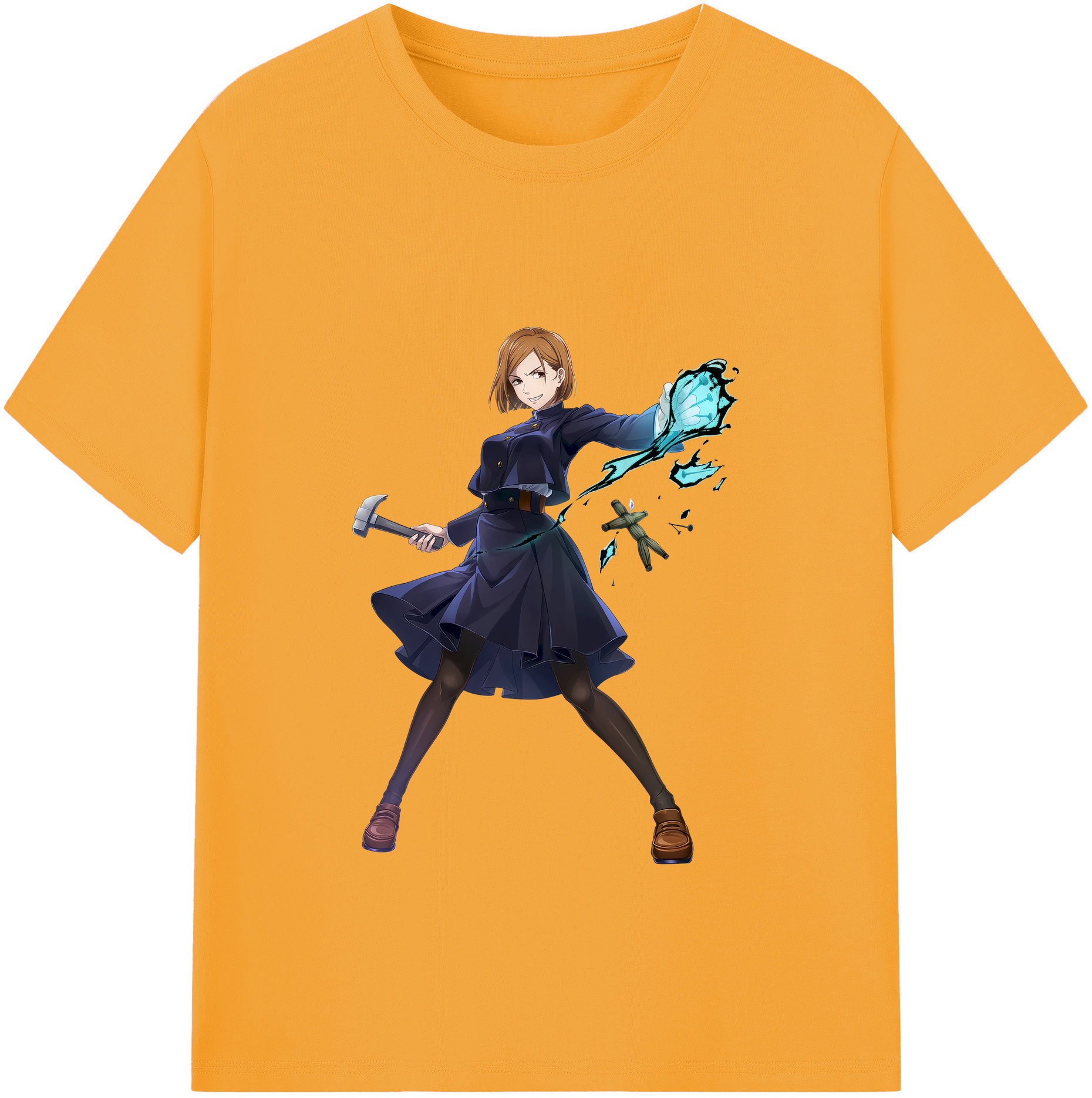 （画像用） 呪術廻戦 Jujutsu Kaisen レディースカジュアルプリントTシャツ（綿100％）