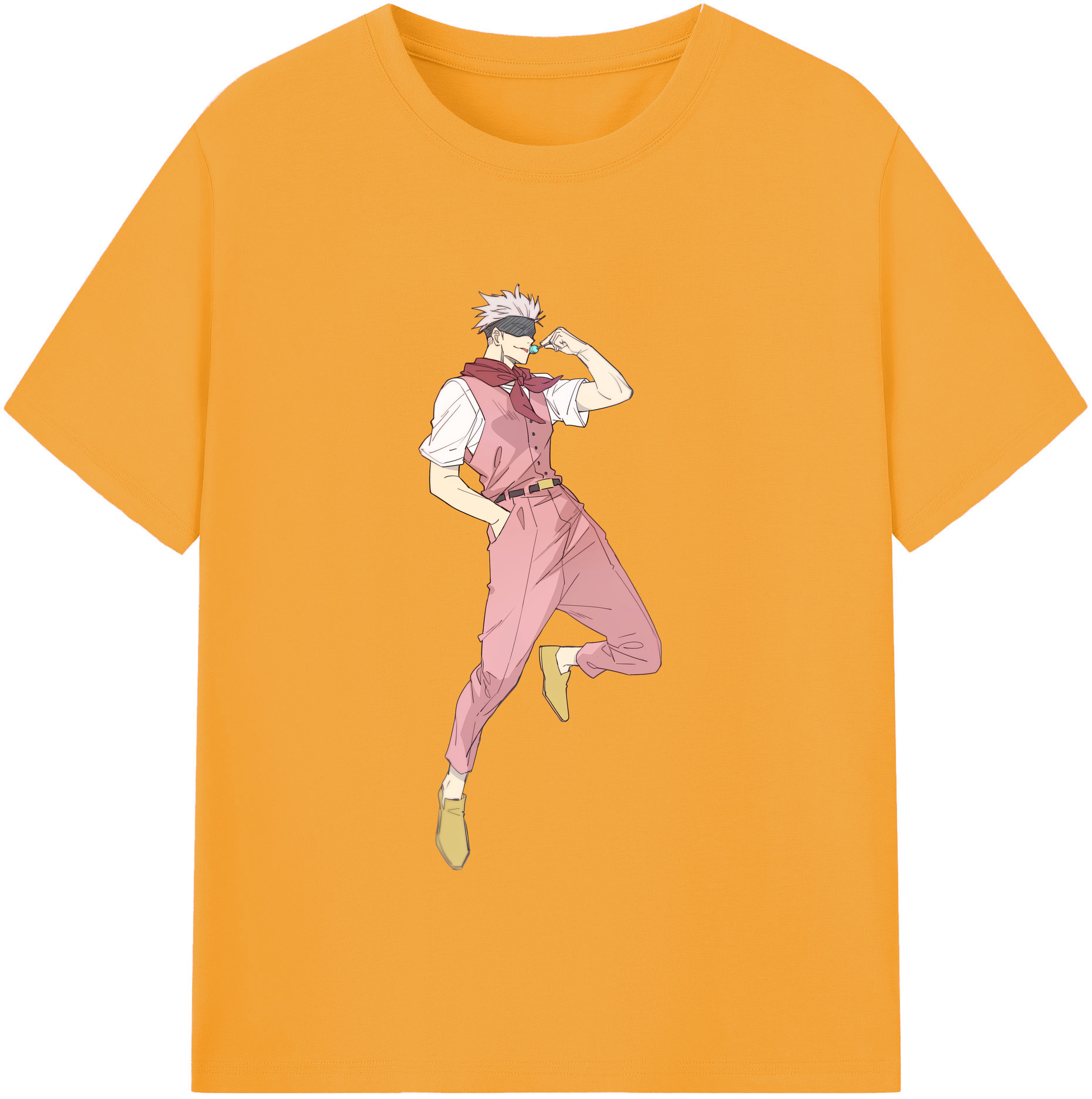 （画像用） 呪術廻戦 Jujutsu Kaisen レディースカジュアルプリントTシャツ（綿100％）