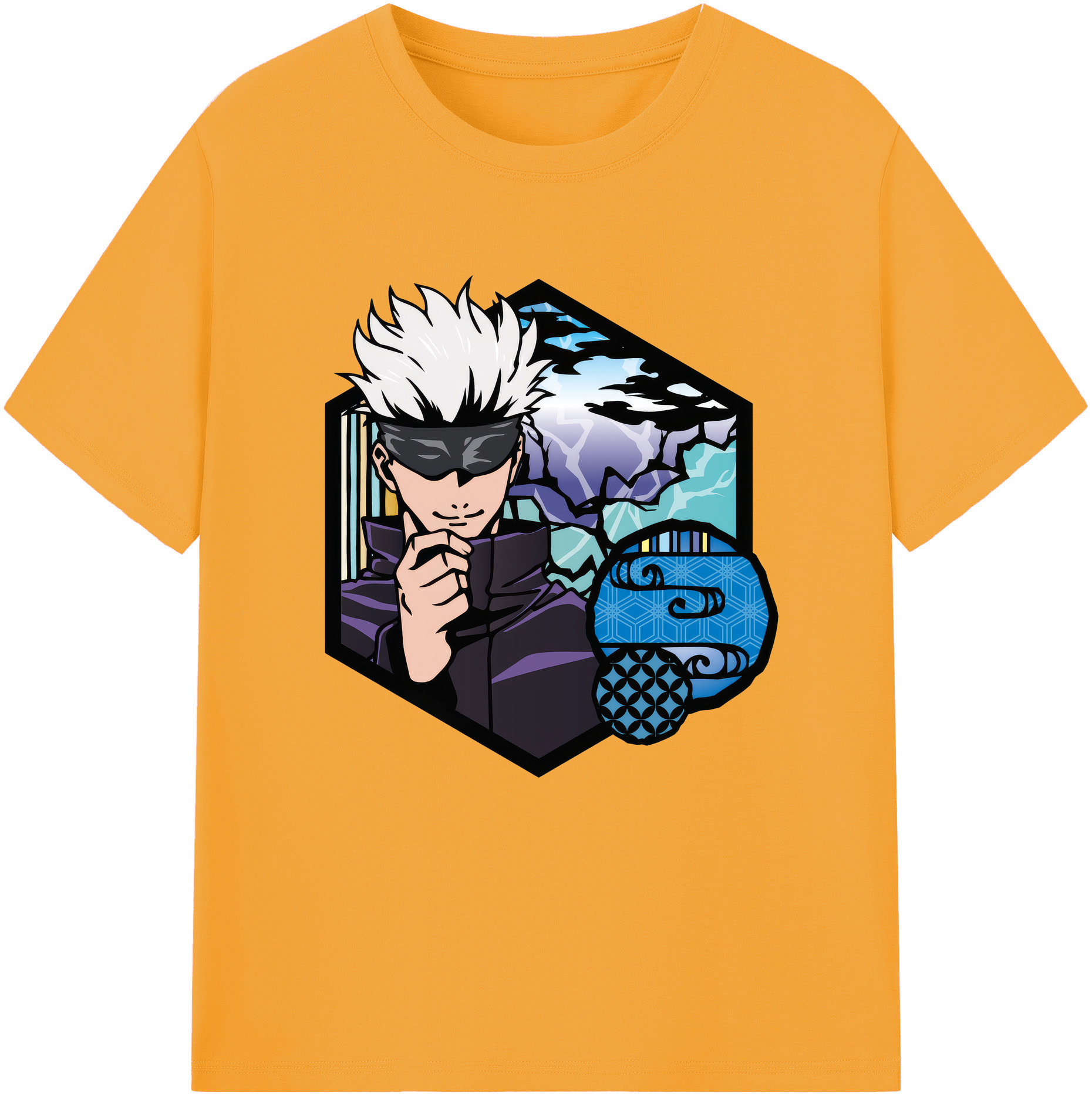 （画像用） 呪術廻戦 Jujutsu Kaisen レディースカジュアルプリントTシャツ（綿100％）