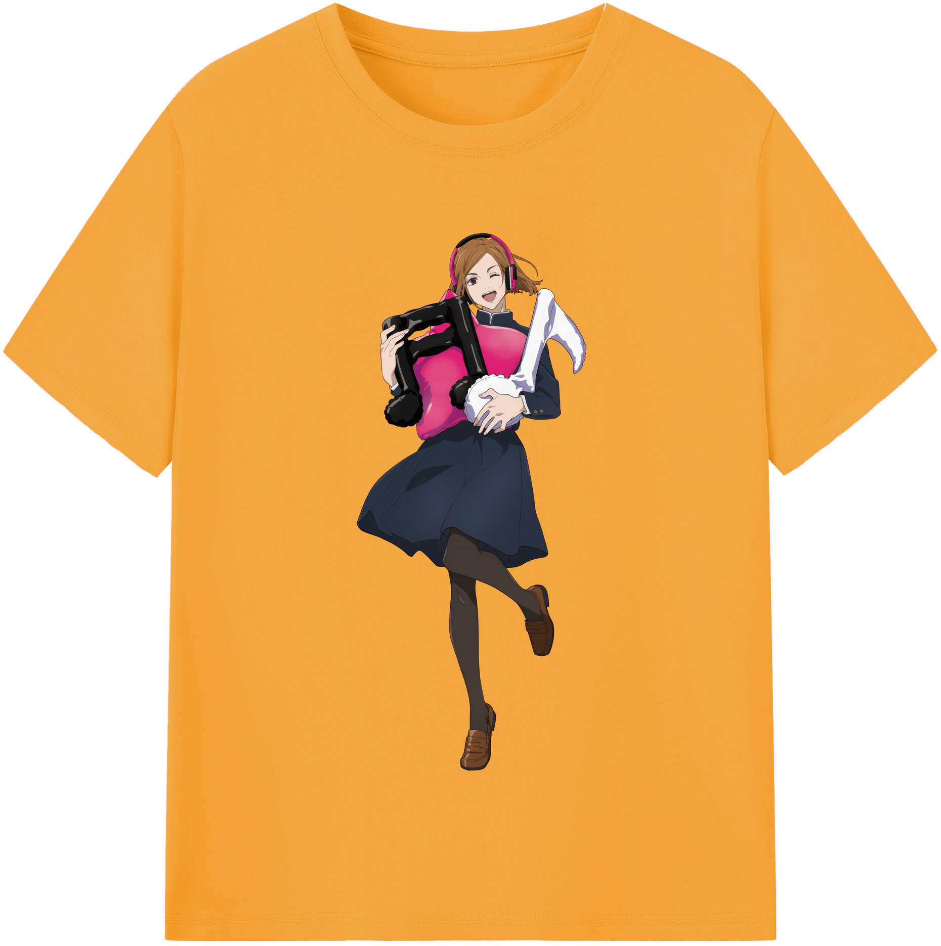（画像用） 呪術廻戦 Jujutsu Kaisen レディースカジュアルプリントTシャツ（綿100％）