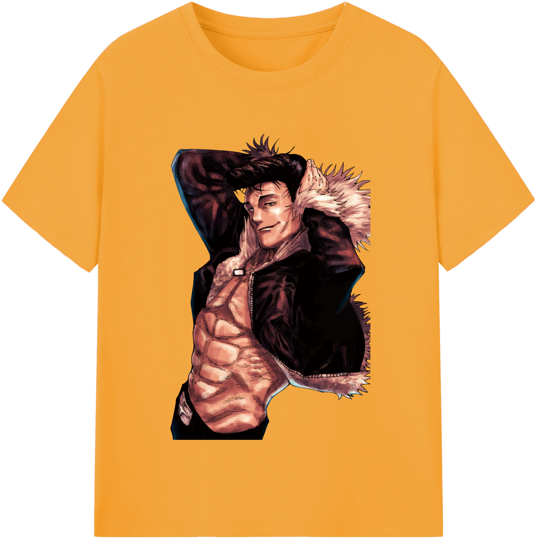 （画像用） 呪術廻戦 Jujutsu Kaisen レディースカジュアルプリントTシャツ（綿100％）