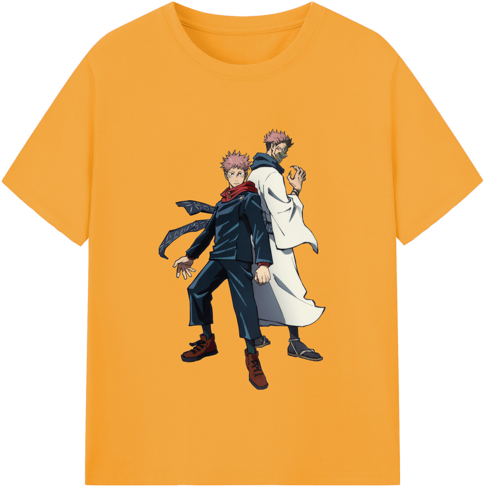 （画像用） 呪術廻戦 Jujutsu Kaisen レディースカジュアルプリントTシャツ（綿100％）