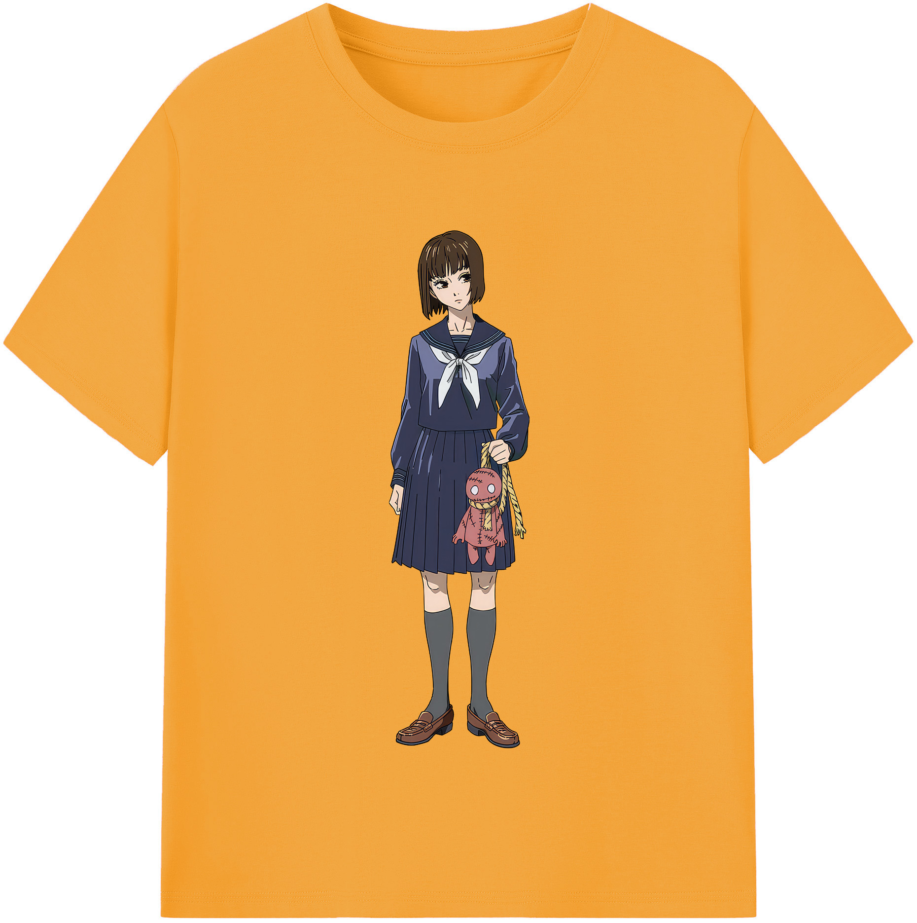 （画像用） 呪術廻戦 Jujutsu Kaisen レディースカジュアルプリントTシャツ（綿100％）