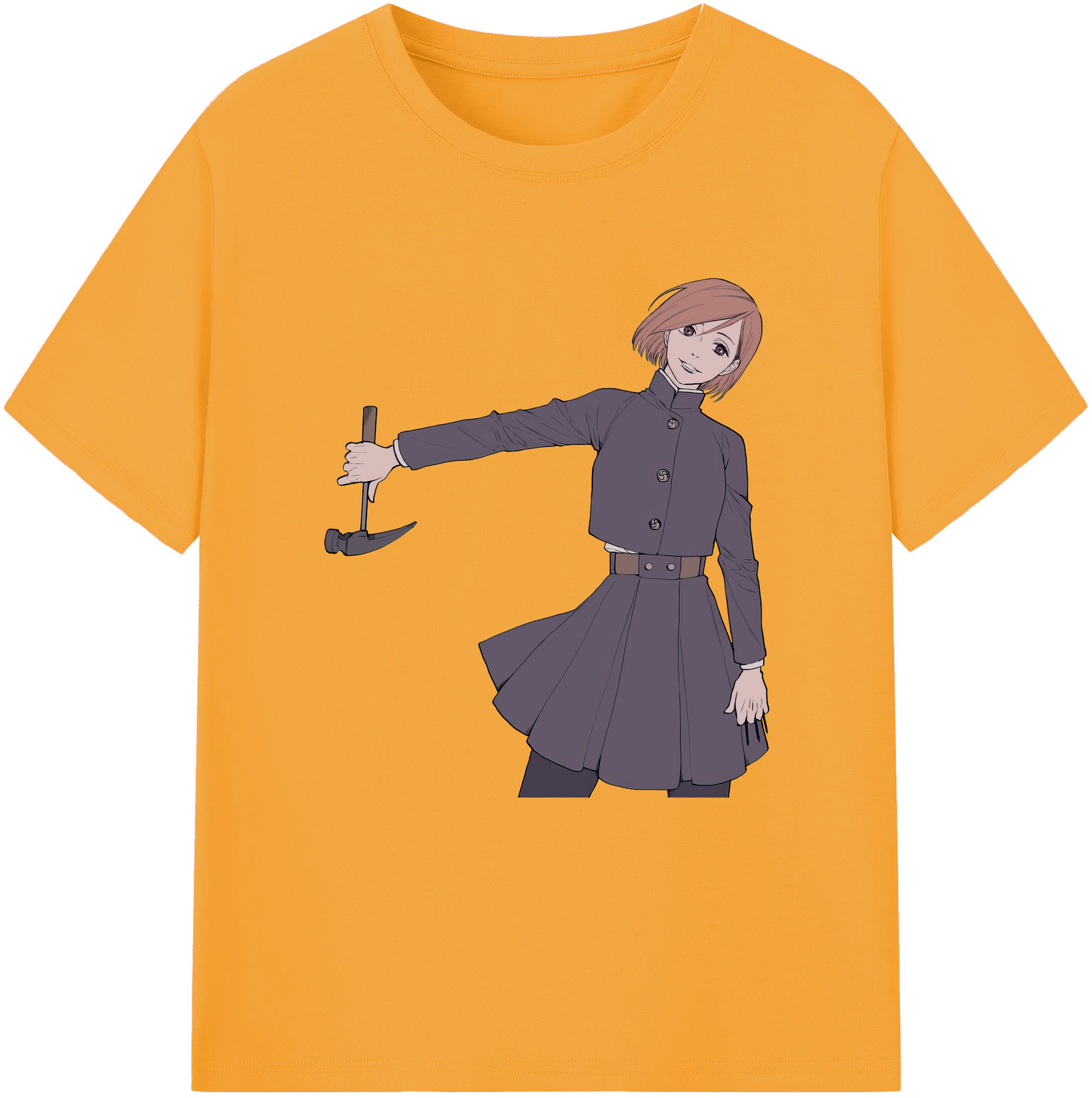 （画像用） 呪術廻戦 Jujutsu Kaisen レディースカジュアルプリントTシャツ（綿100％）