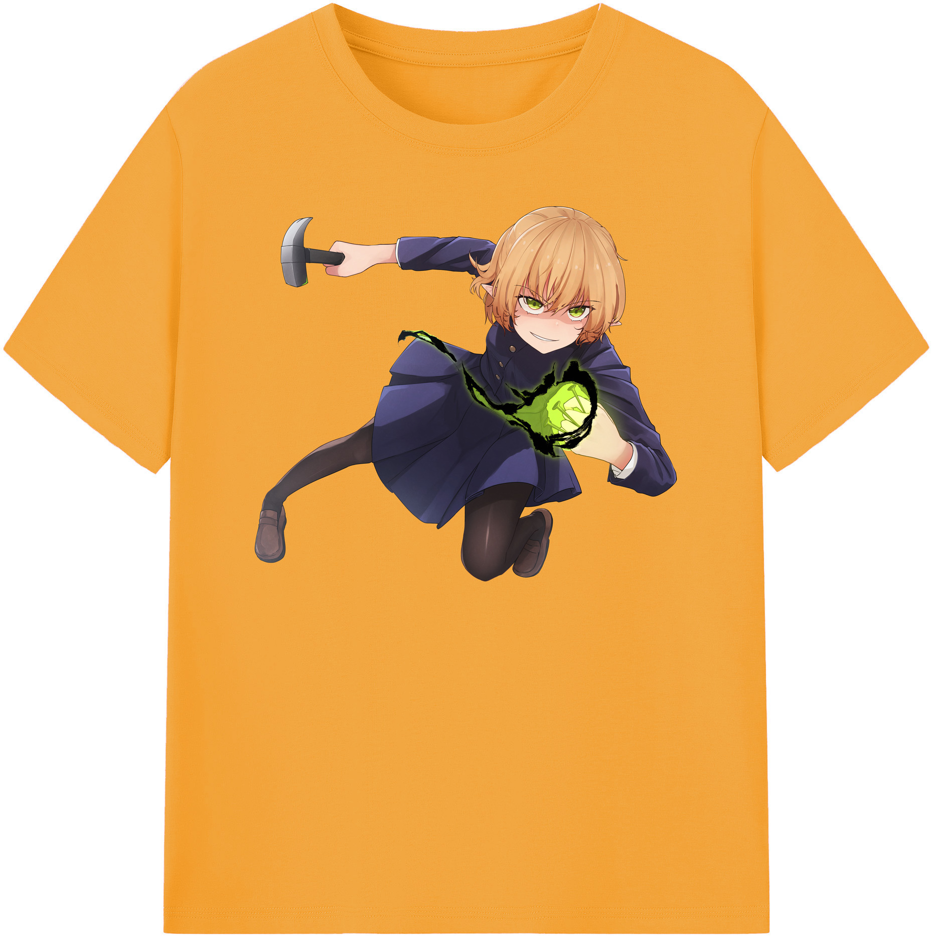 （画像用） 呪術廻戦 Jujutsu Kaisen レディースカジュアルプリントTシャツ（綿100％）