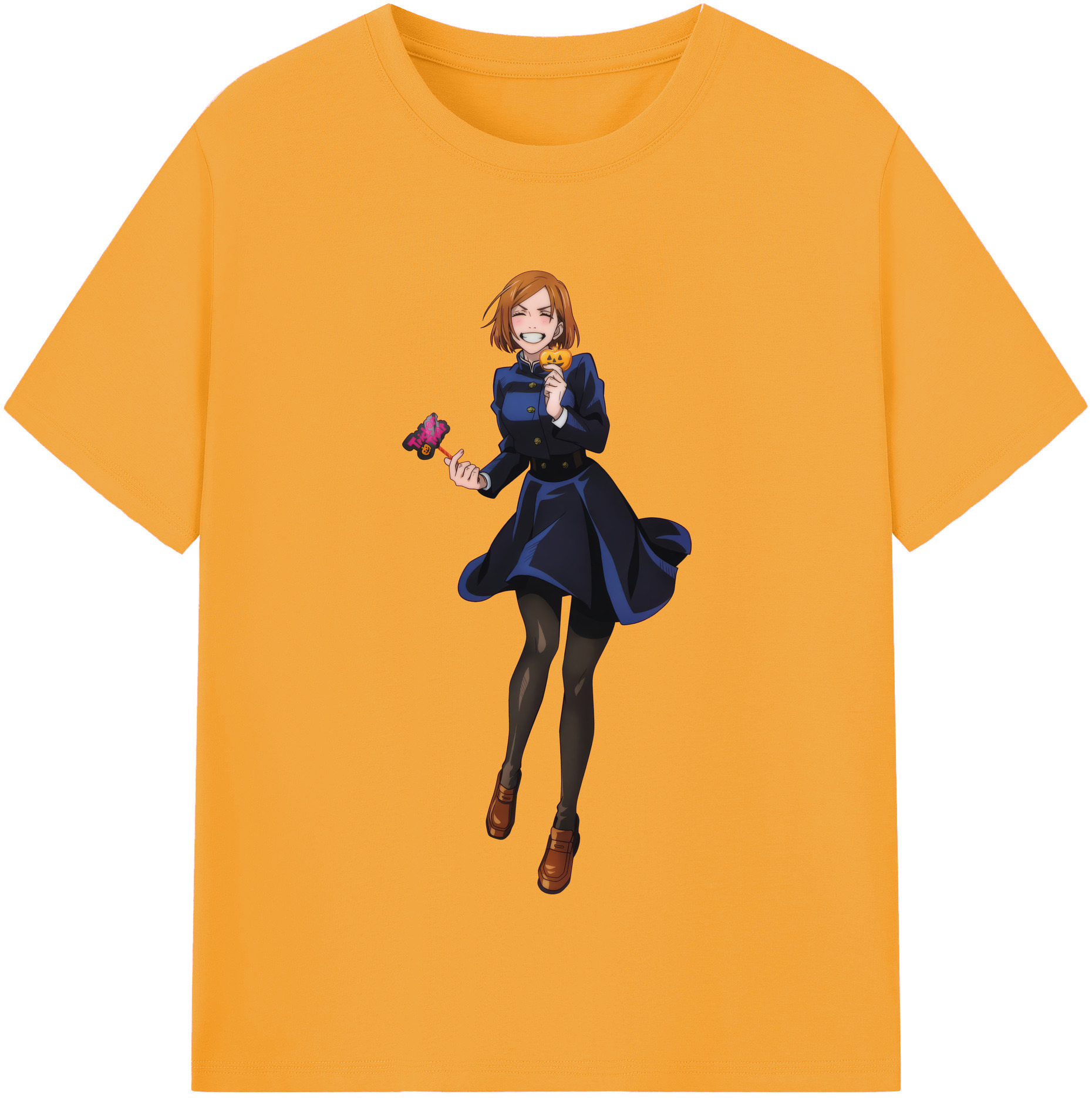 （画像用） 呪術廻戦 Jujutsu Kaisen レディースカジュアルプリントTシャツ（綿100％）