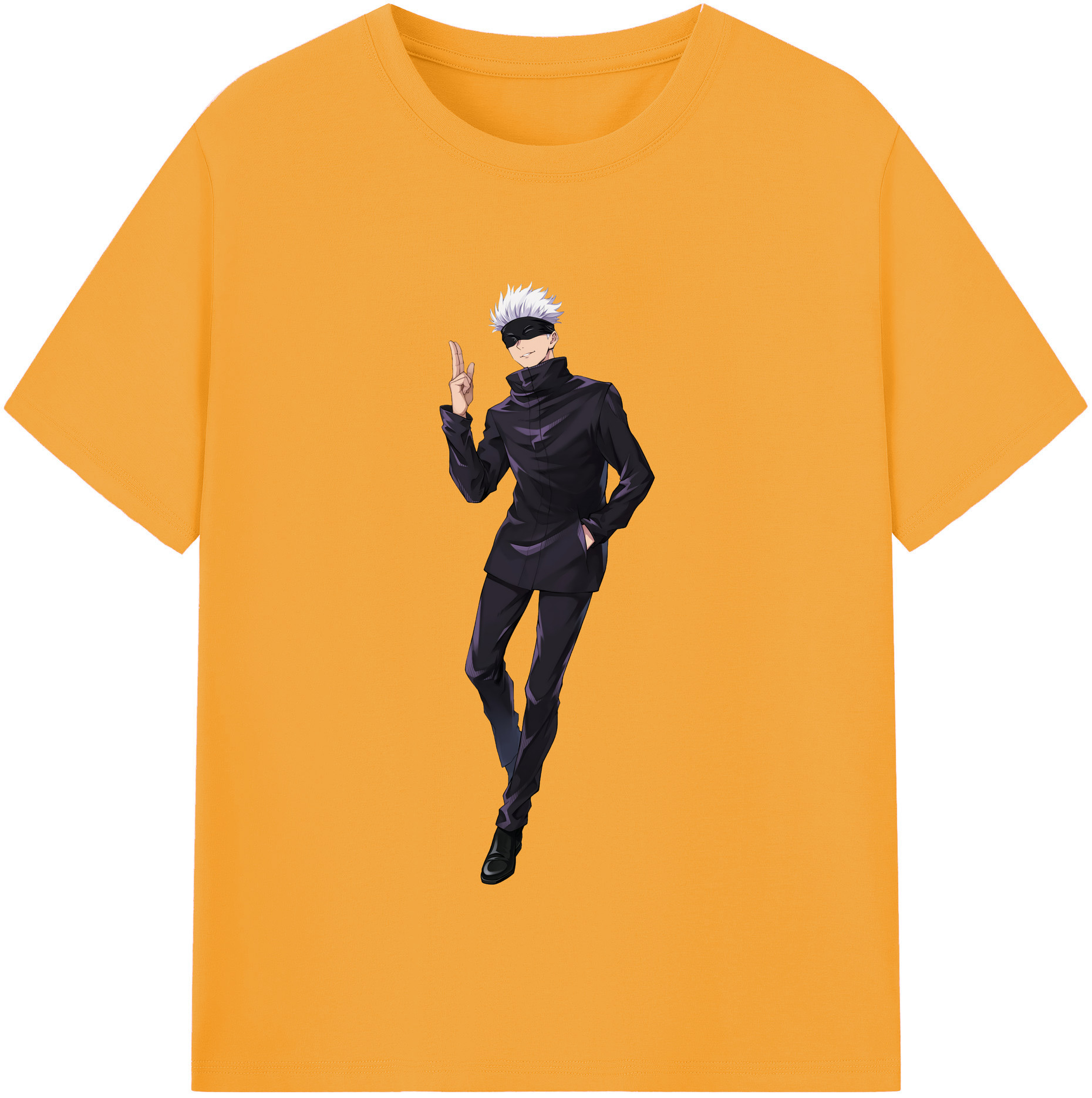 （画像用） 呪術廻戦 Jujutsu Kaisen レディースカジュアルプリントTシャツ（綿100％）