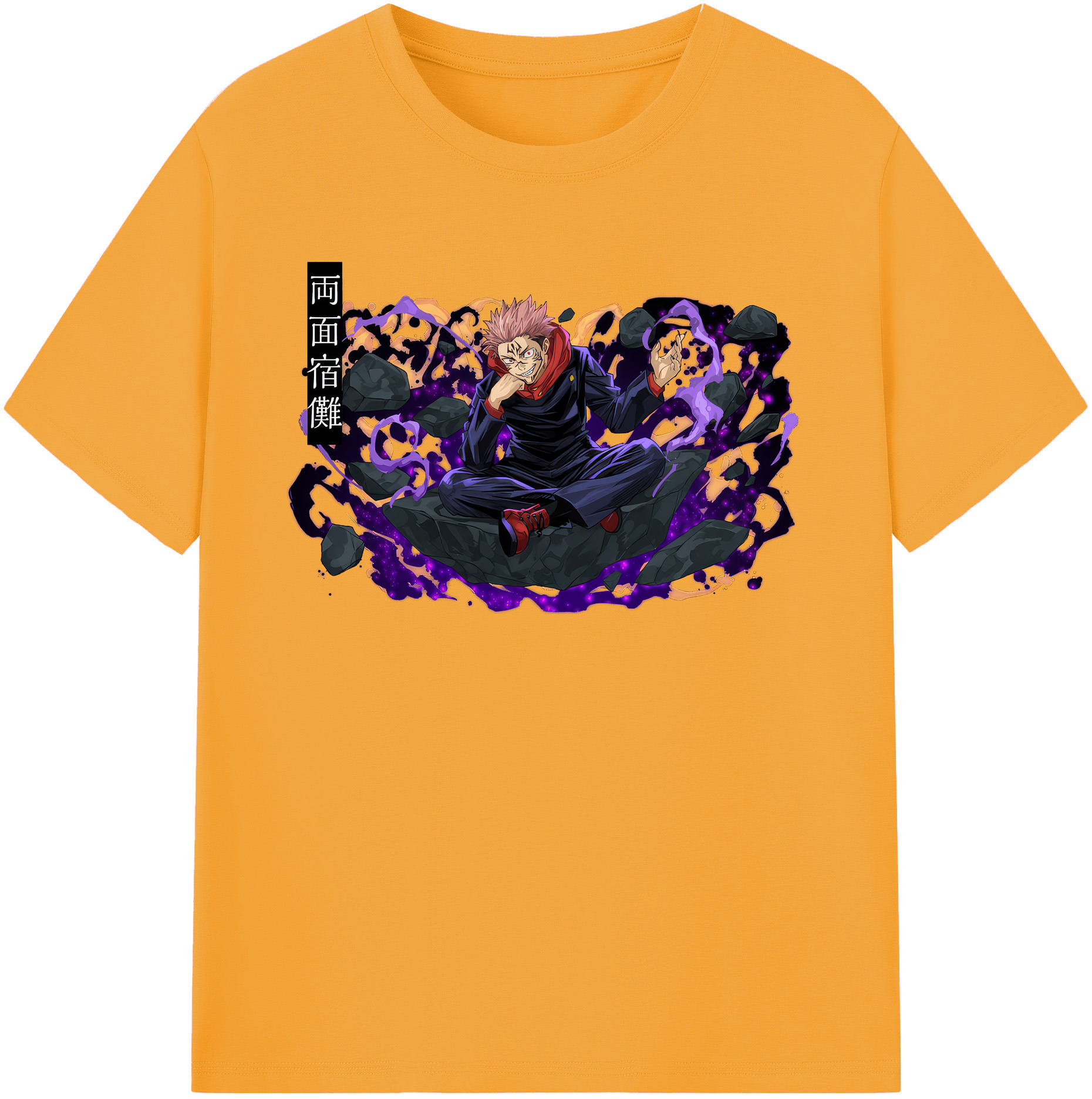 （画像用） 呪術廻戦 Jujutsu Kaisen レディースカジュアルプリントTシャツ（綿100％）