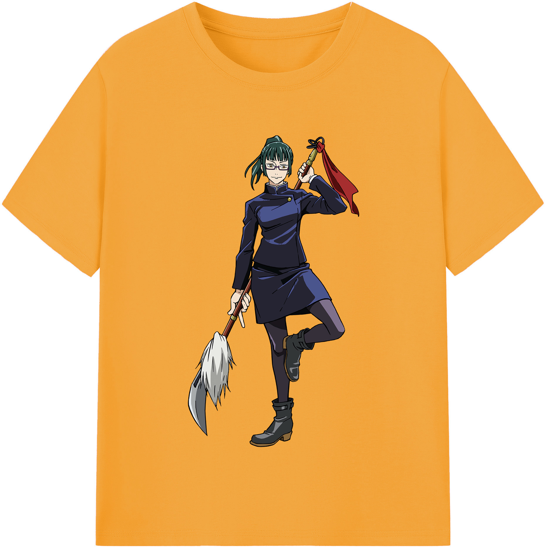 （画像用） 呪術廻戦 Jujutsu Kaisen レディースカジュアルプリントTシャツ（綿100％）