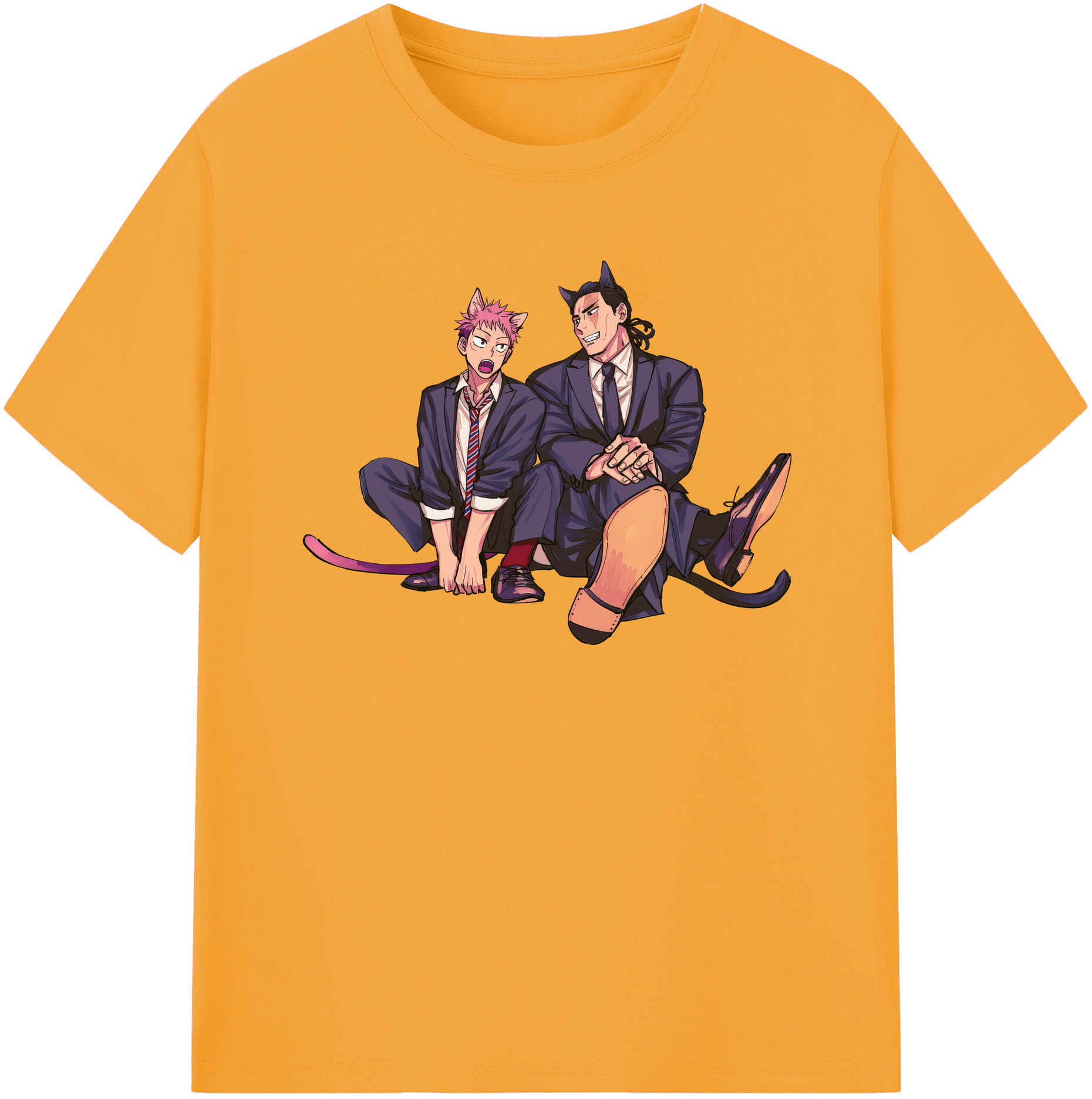 （画像用） 呪術廻戦 Jujutsu Kaisen レディースカジュアルプリントTシャツ（綿100％）