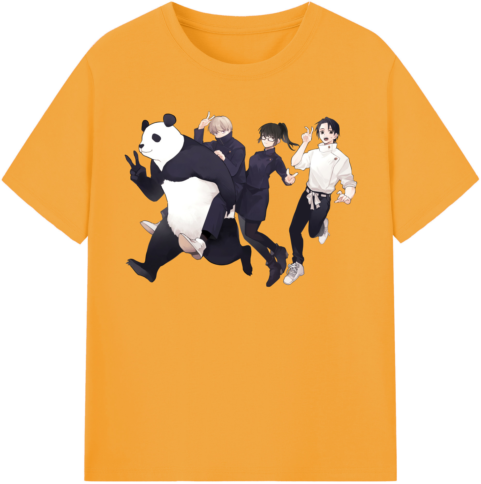 （画像用） 呪術廻戦 Jujutsu Kaisen レディースカジュアルプリントTシャツ（綿100％）
