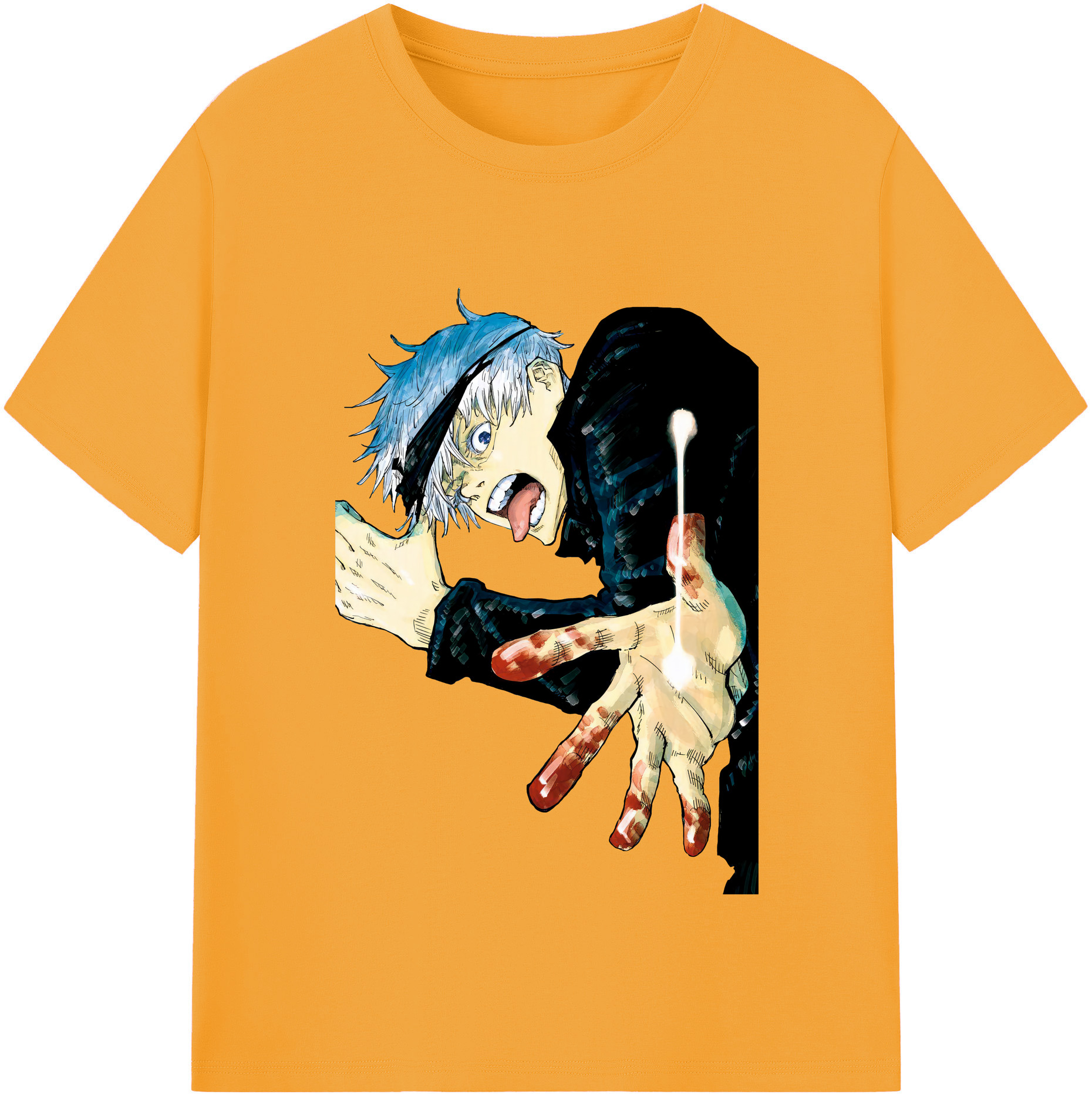 （画像用） 呪術廻戦 Jujutsu Kaisen レディースカジュアルプリントTシャツ（綿100％）