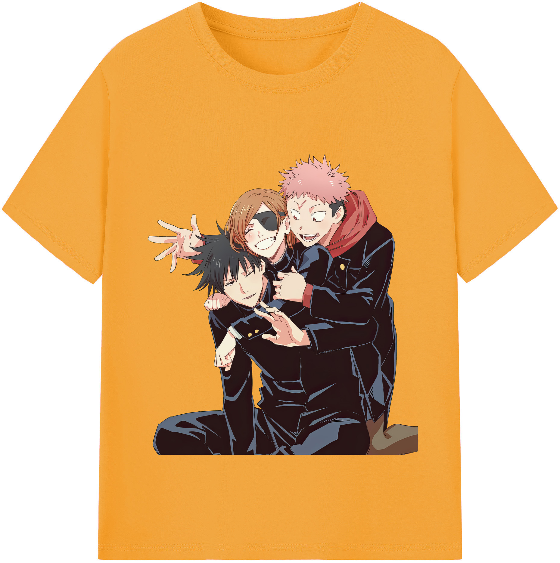 （画像用） 呪術廻戦 Jujutsu Kaisen レディースカジュアルプリントTシャツ（綿100％）