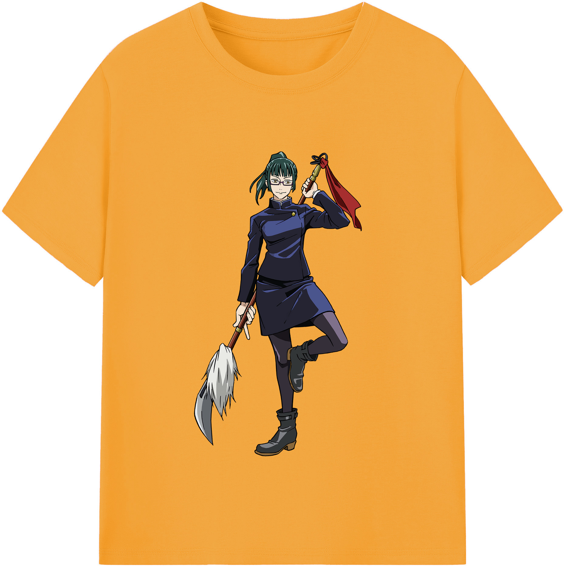 （画像用） 呪術廻戦 Jujutsu Kaisen レディースカジュアルプリントTシャツ（綿100％）