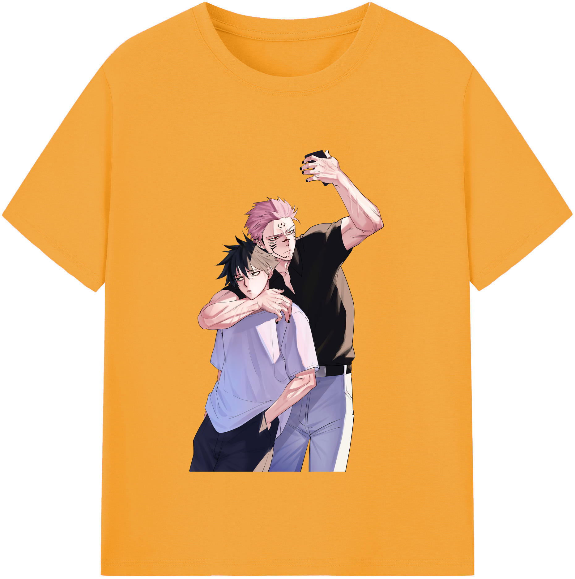 （画像用） 呪術廻戦 Jujutsu Kaisen レディースカジュアルプリントTシャツ（綿100％）