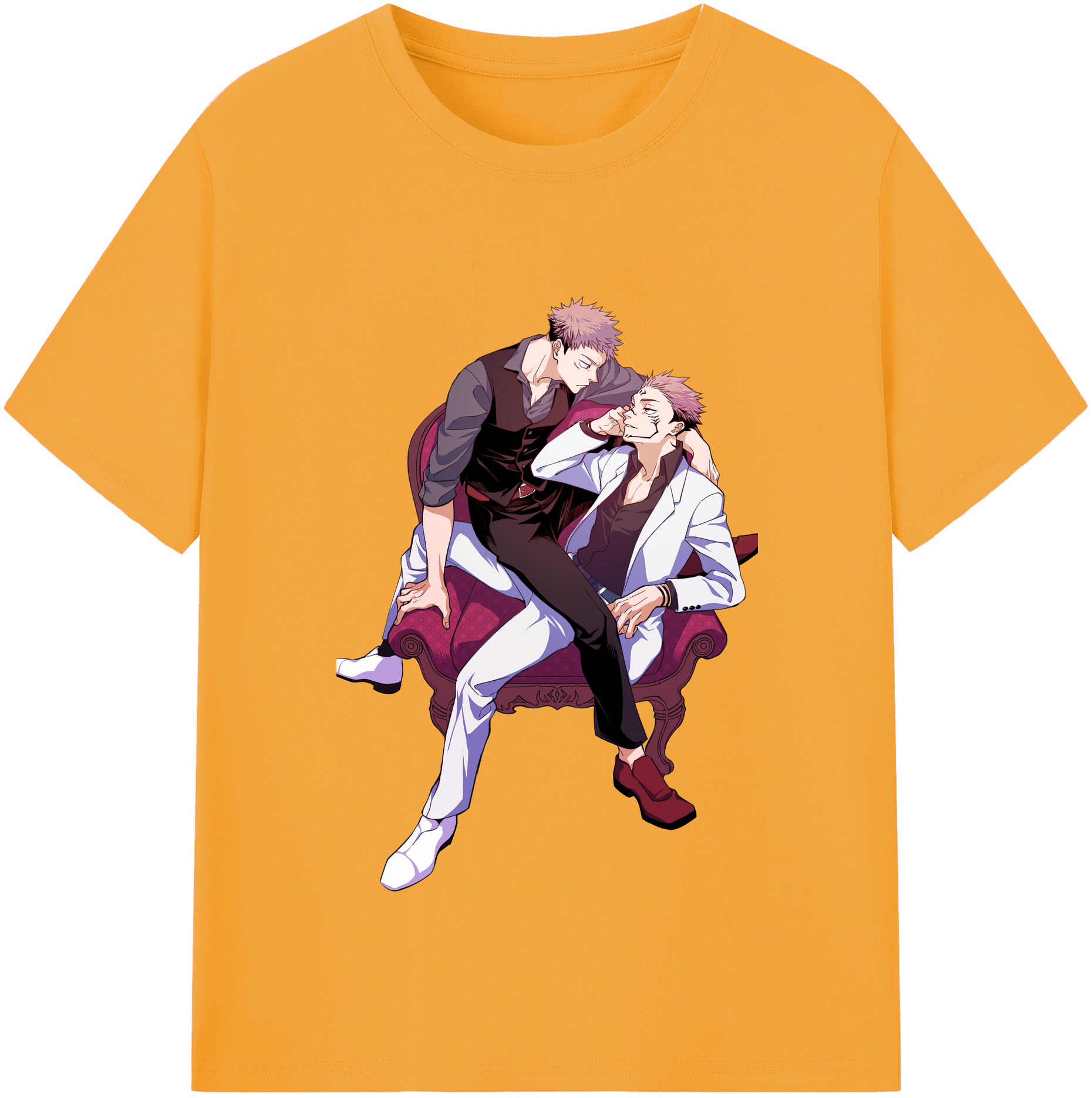 （画像用） 呪術廻戦 Jujutsu Kaisen レディースカジュアルプリントTシャツ（綿100％）