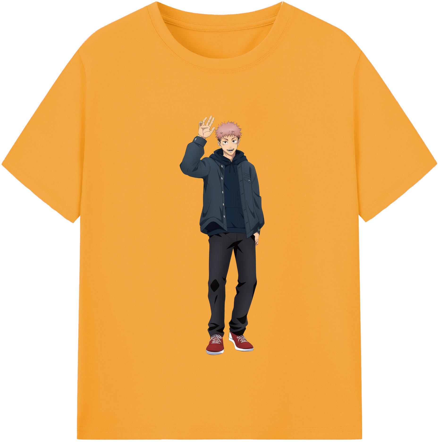 （画像用） 呪術廻戦 Jujutsu Kaisen レディースカジュアルプリントTシャツ（綿100％）