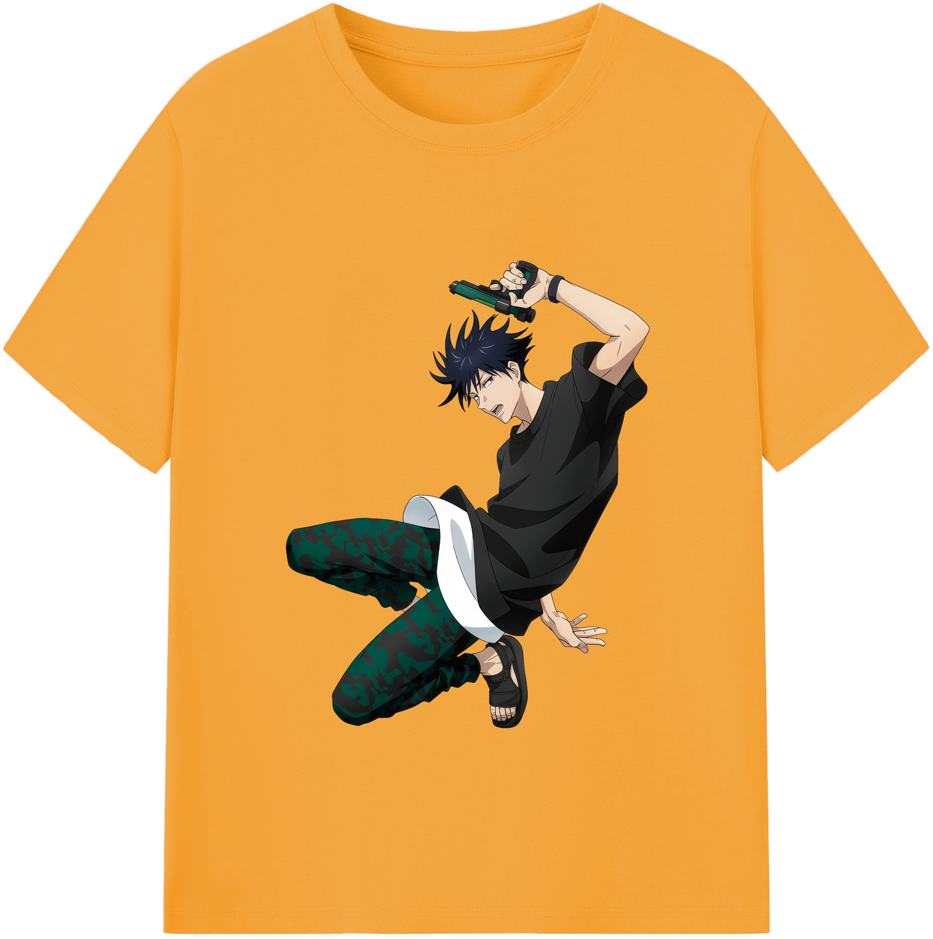 （画像用） 呪術廻戦 Jujutsu Kaisen レディースカジュアルプリントTシャツ（綿100％）