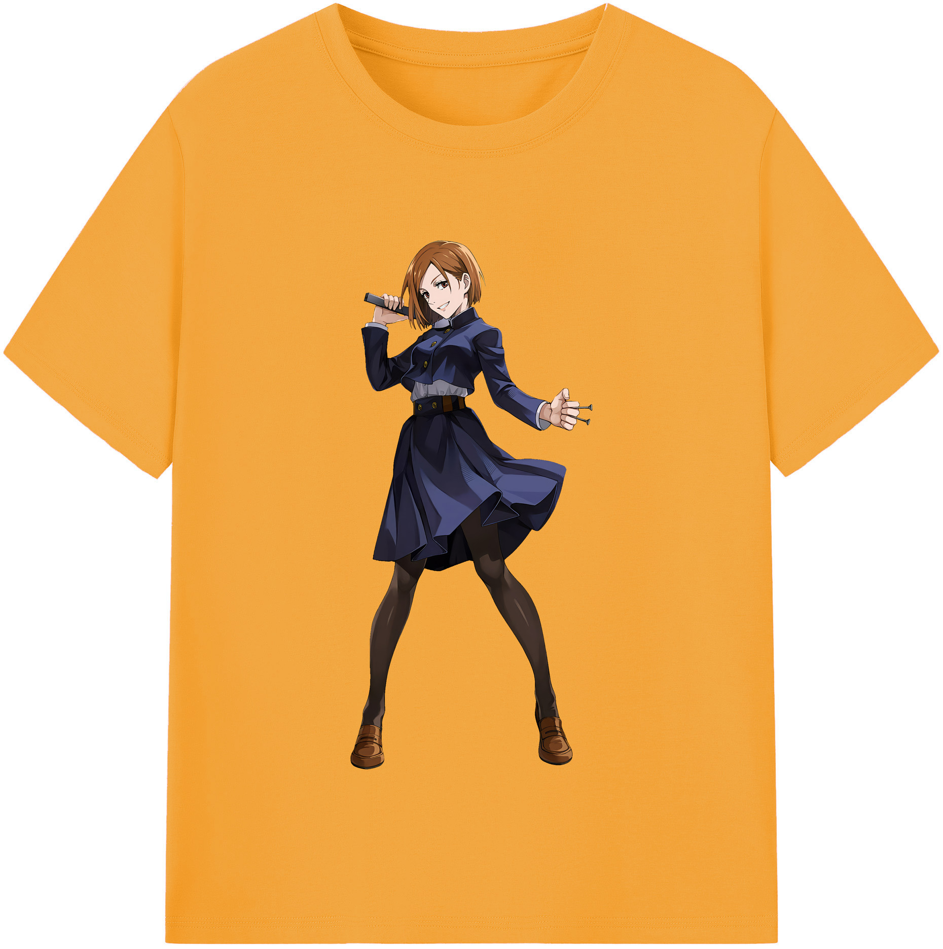 （画像用） 呪術廻戦 Jujutsu Kaisen レディースカジュアルプリントTシャツ（綿100％）