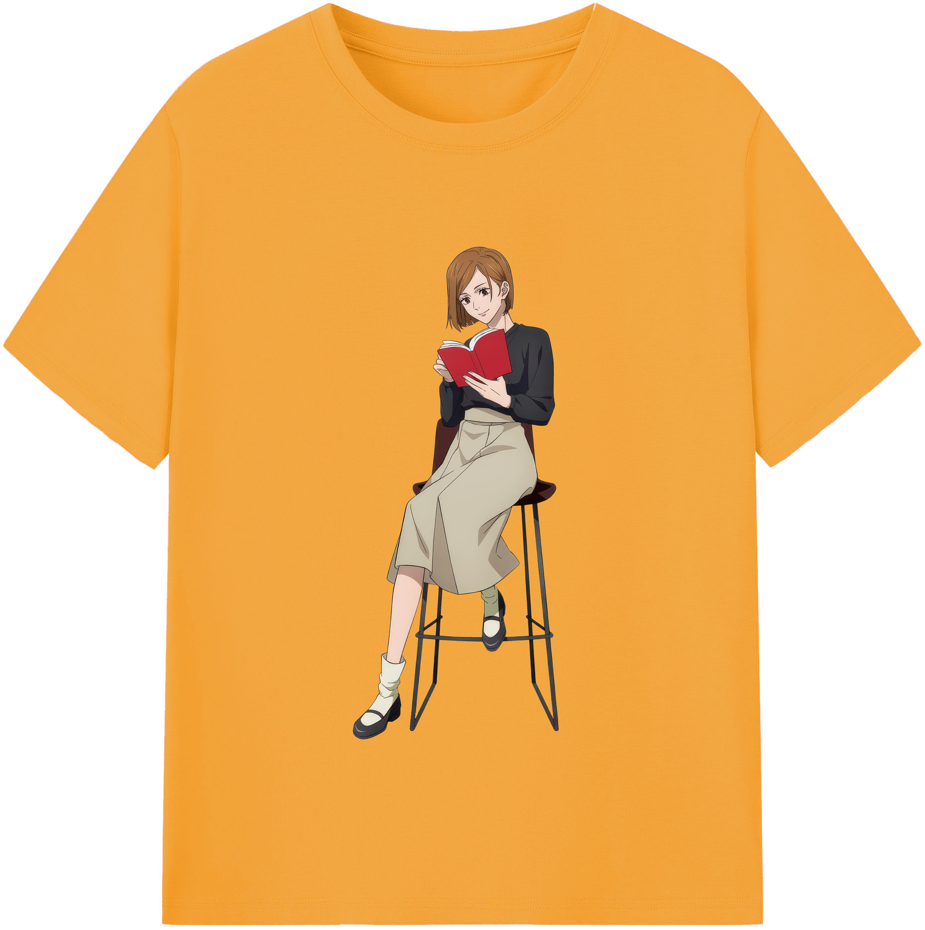 （画像用） 呪術廻戦 Jujutsu Kaisen レディースカジュアルプリントTシャツ（綿100％）