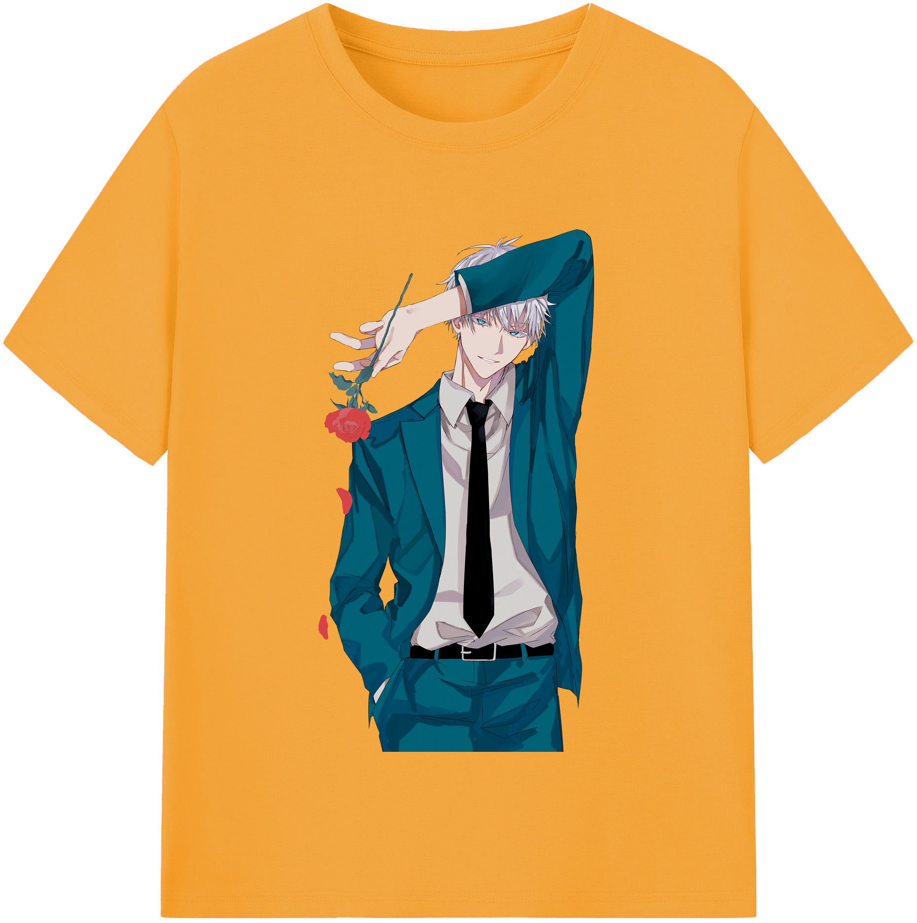 （画像用） 呪術廻戦 Jujutsu Kaisen レディースカジュアルプリントTシャツ（綿100％）