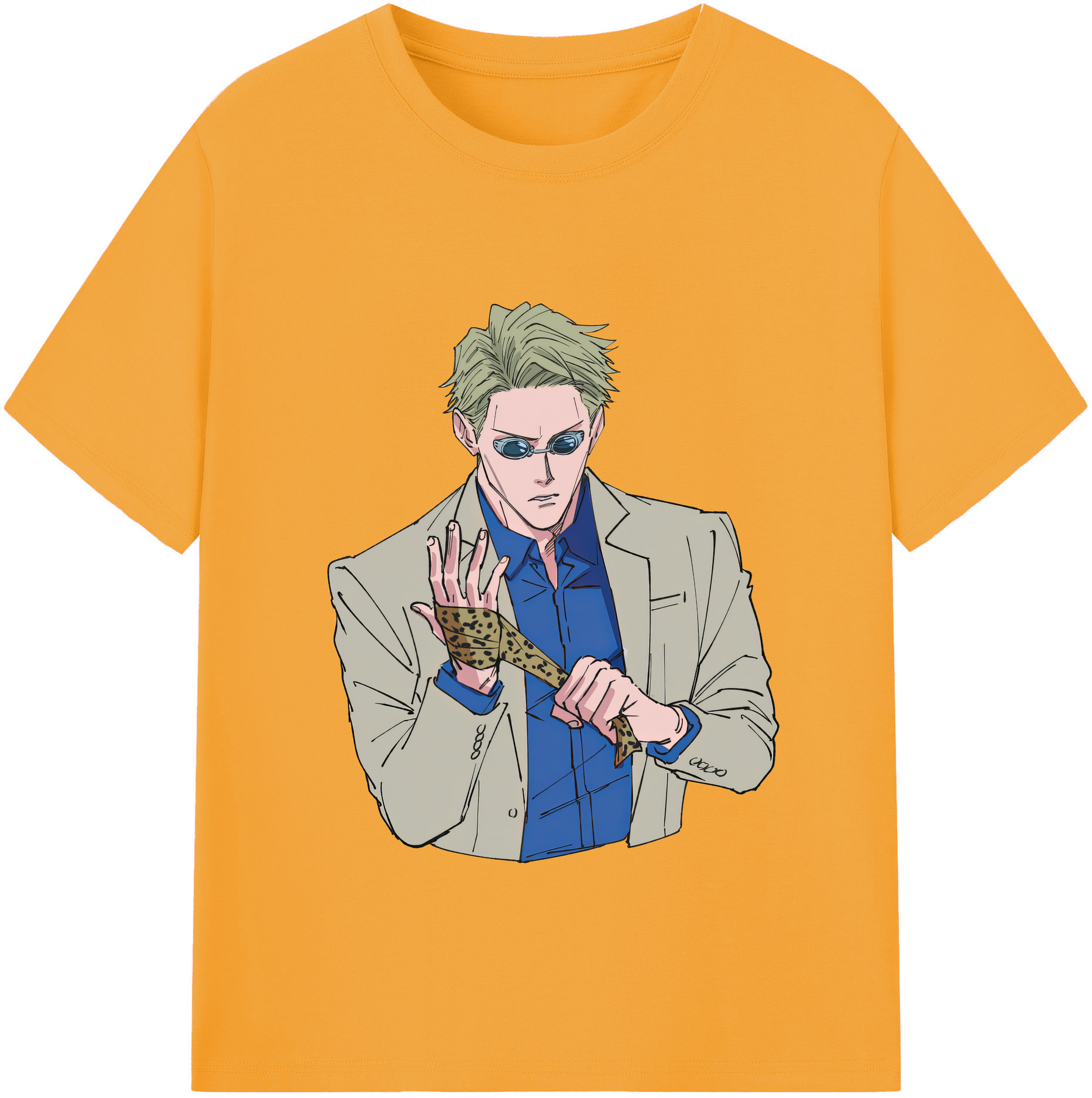 （画像用） 呪術廻戦 Jujutsu Kaisen レディースカジュアルプリントTシャツ（綿100％）
