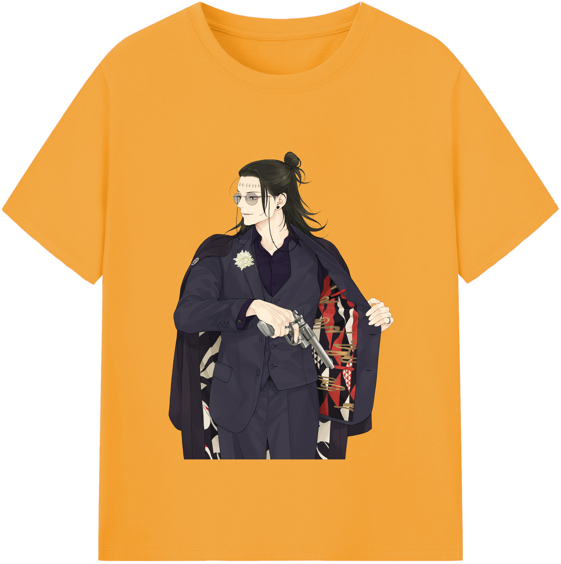 （画像用） 呪術廻戦 Jujutsu Kaisen レディースカジュアルプリントTシャツ（綿100％）