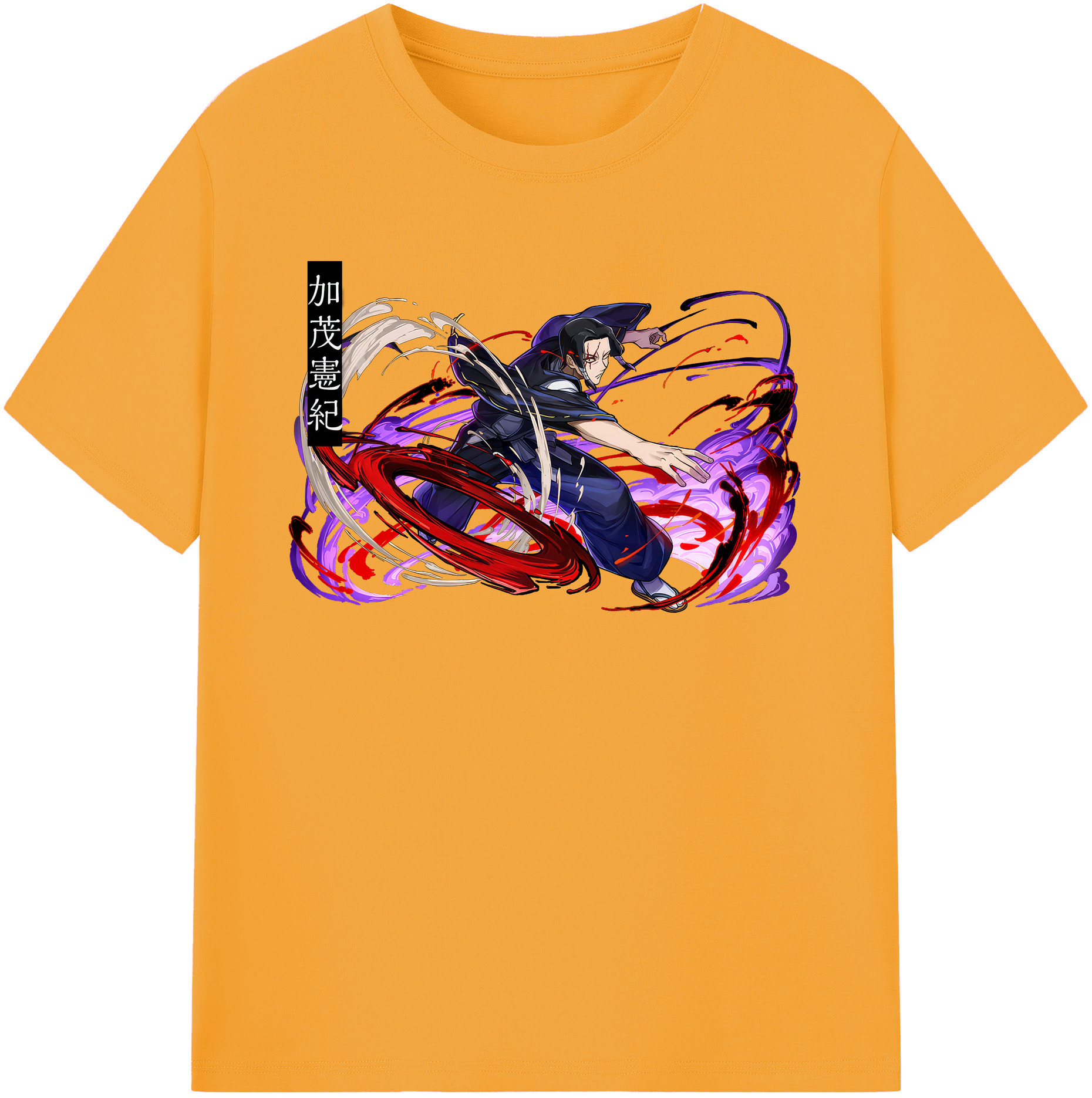 （画像用） 呪術廻戦 Jujutsu Kaisen レディースカジュアルプリントTシャツ（綿100％）