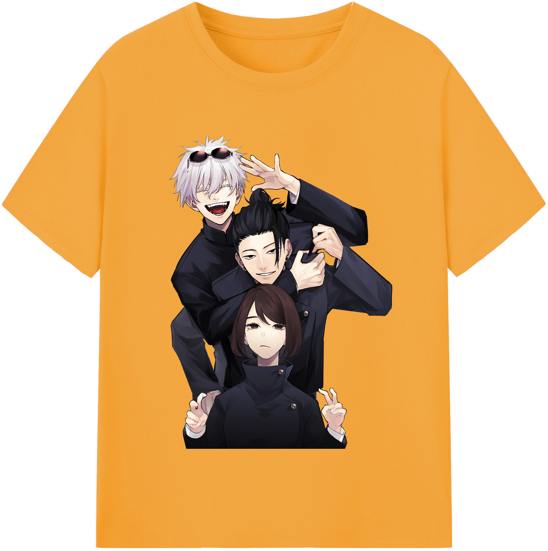 （画像用） 呪術廻戦 Jujutsu Kaisen レディースカジュアルプリントTシャツ（綿100％）