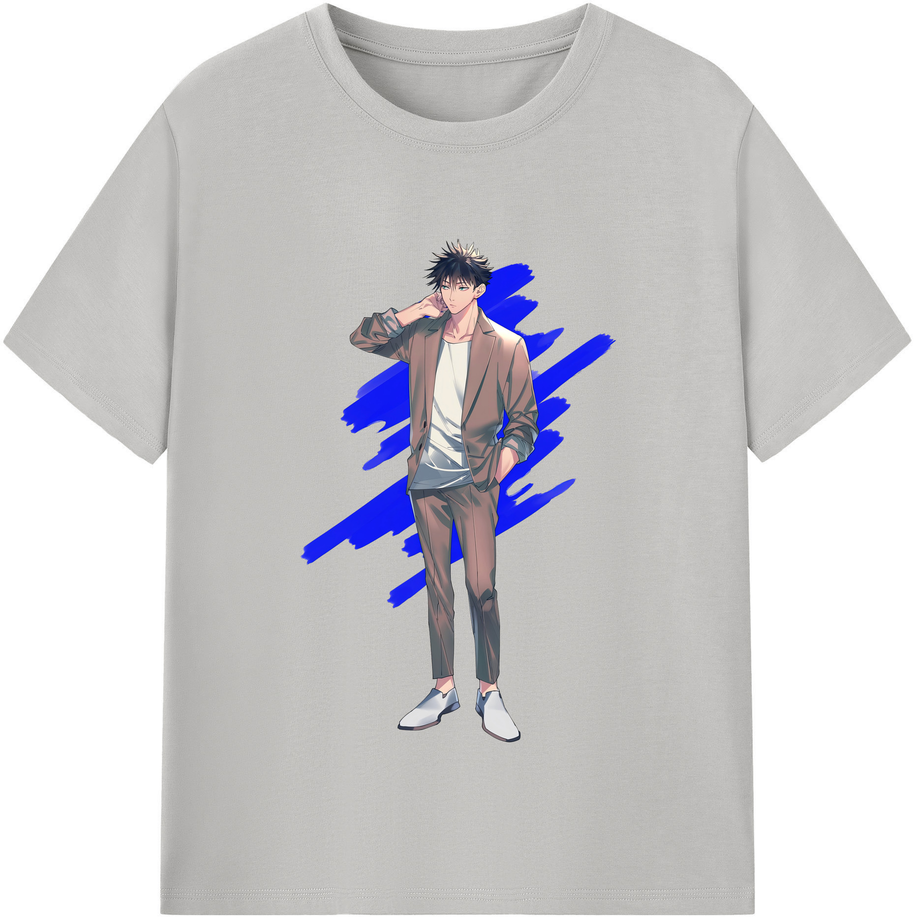 （画像用） 呪術廻戦 Jujutsu Kaisen レディースカジュアルプリントTシャツ（綿100％）