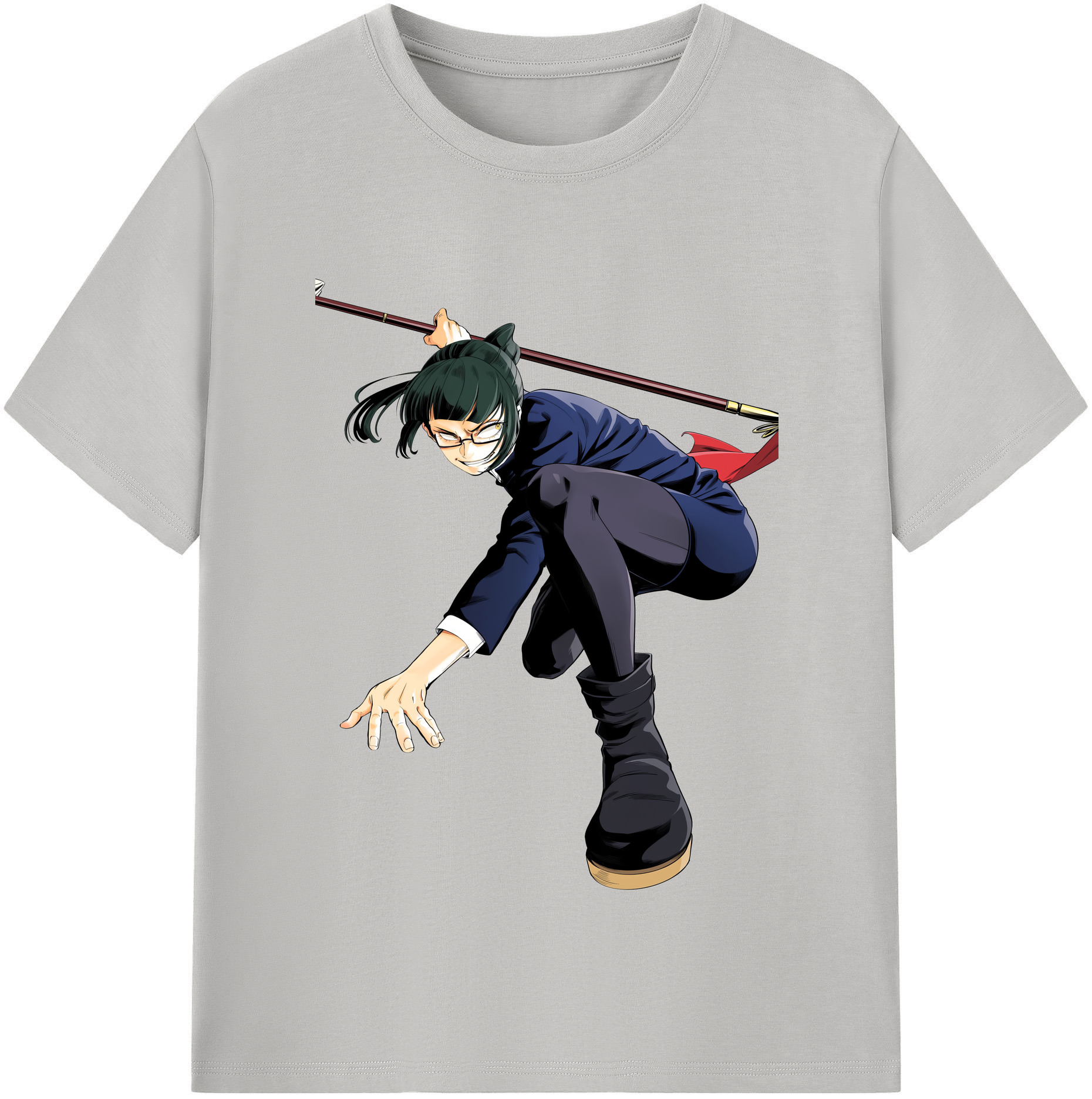 （画像用） 呪術廻戦 Jujutsu Kaisen レディースカジュアルプリントTシャツ（綿100％）