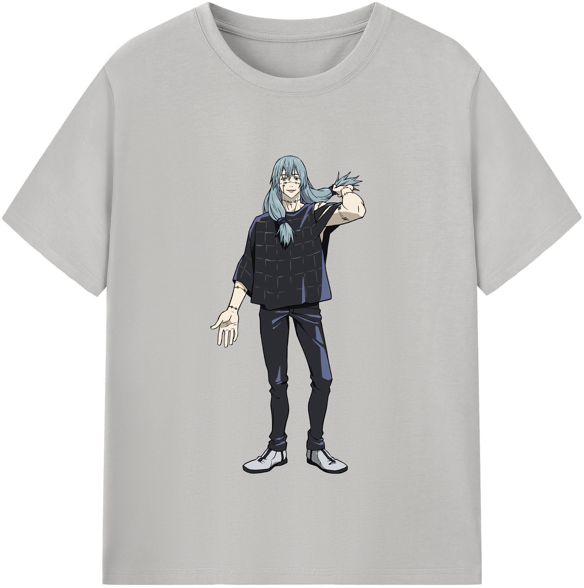 （画像用） 呪術廻戦 Jujutsu Kaisen レディースカジュアルプリントTシャツ（綿100％）