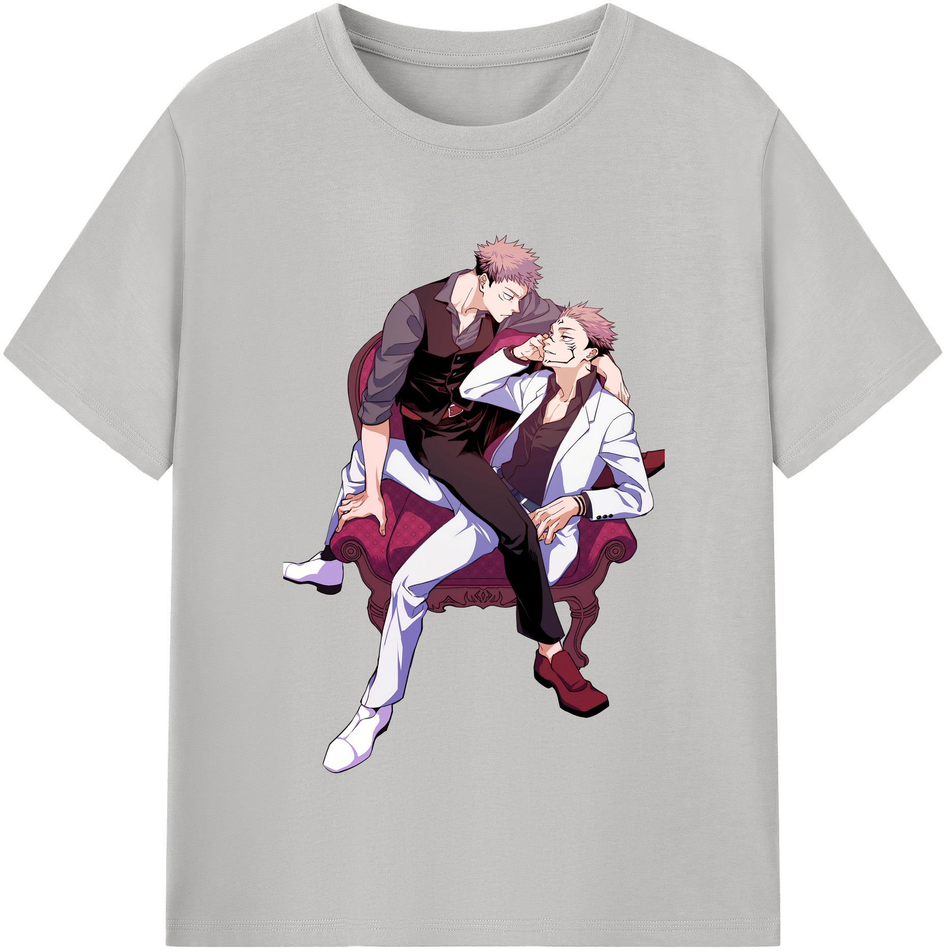 （画像用） 呪術廻戦 Jujutsu Kaisen レディースカジュアルプリントTシャツ（綿100％）