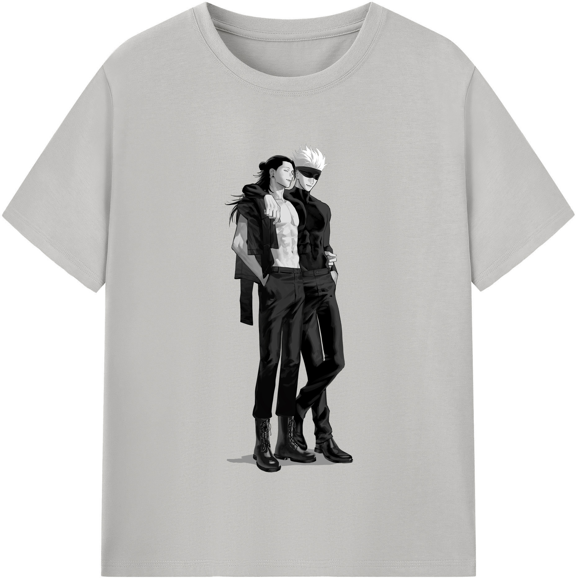 （画像用） 呪術廻戦 Jujutsu Kaisen レディースカジュアルプリントTシャツ（綿100％）