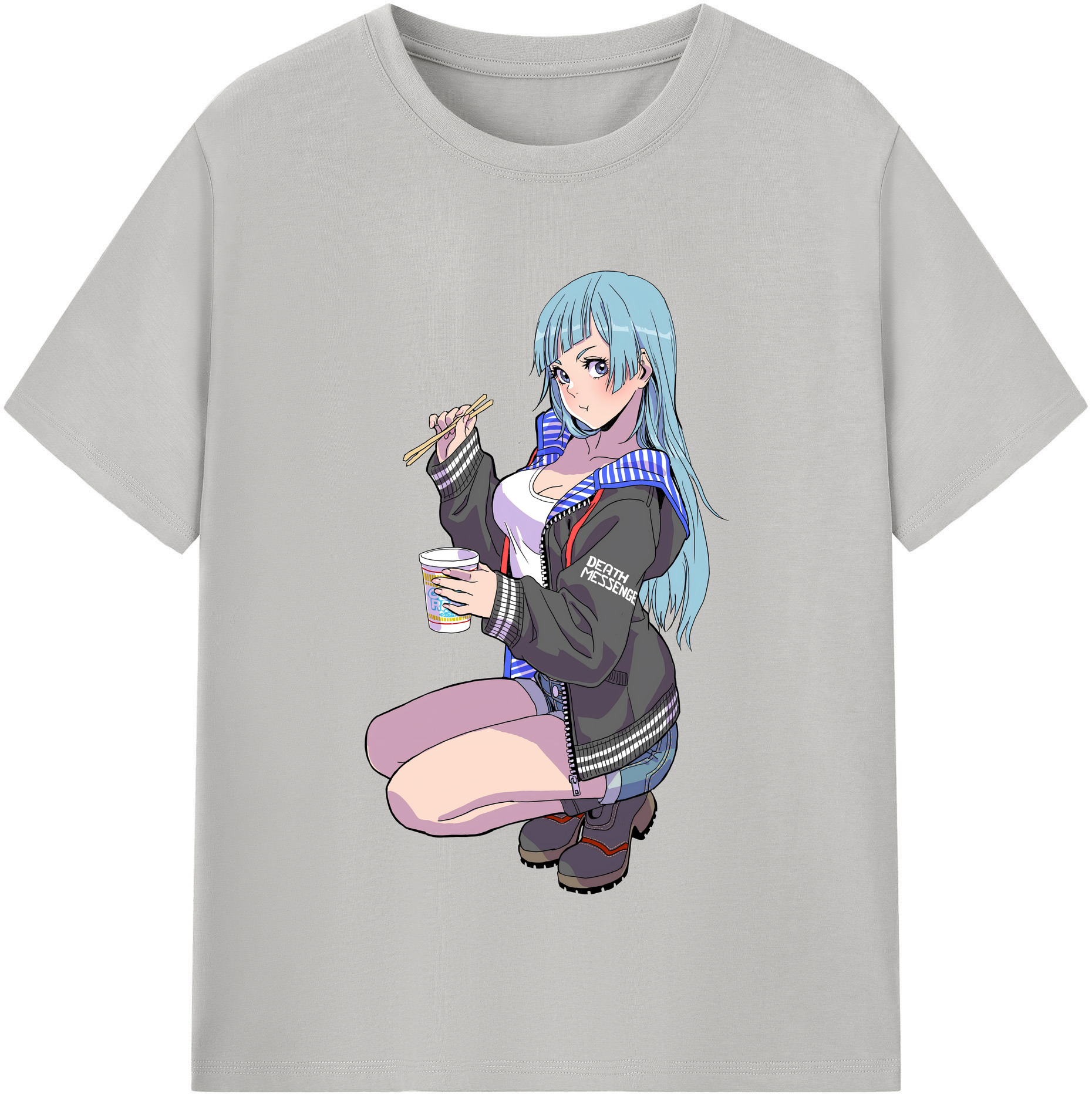 （画像用） 呪術廻戦 Jujutsu Kaisen レディースカジュアルプリントTシャツ（綿100％）