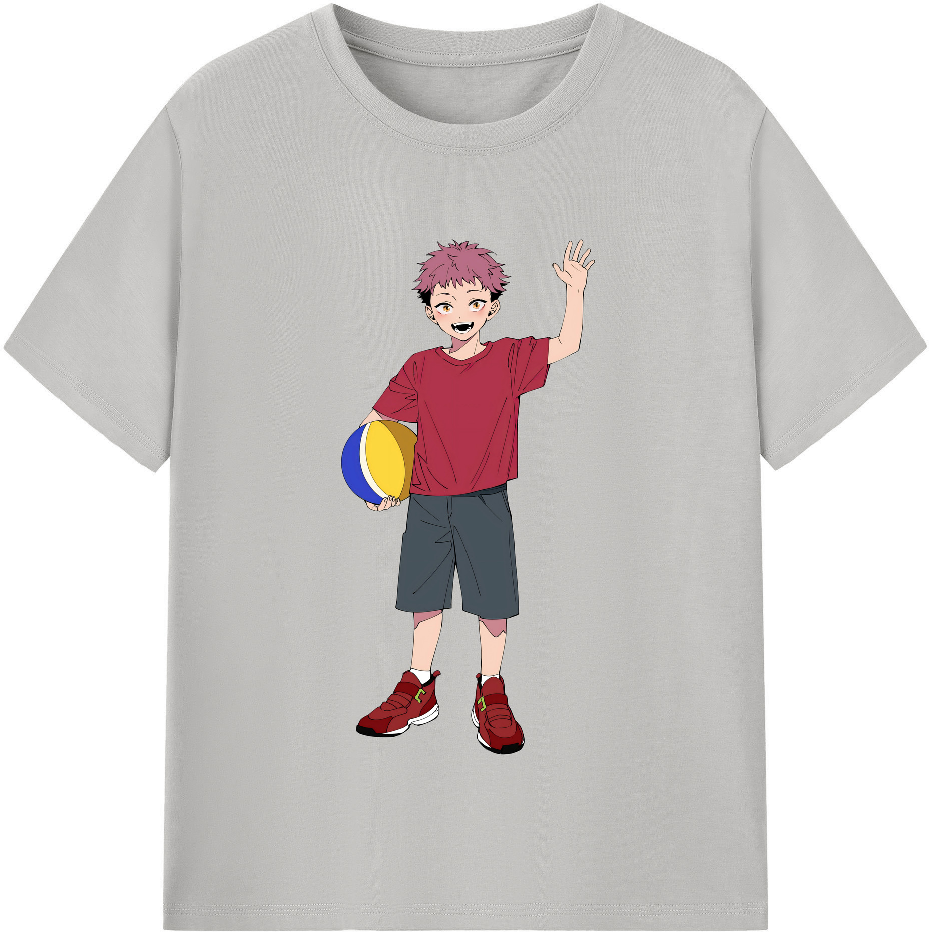（画像用） 呪術廻戦 Jujutsu Kaisen レディースカジュアルプリントTシャツ（綿100％）