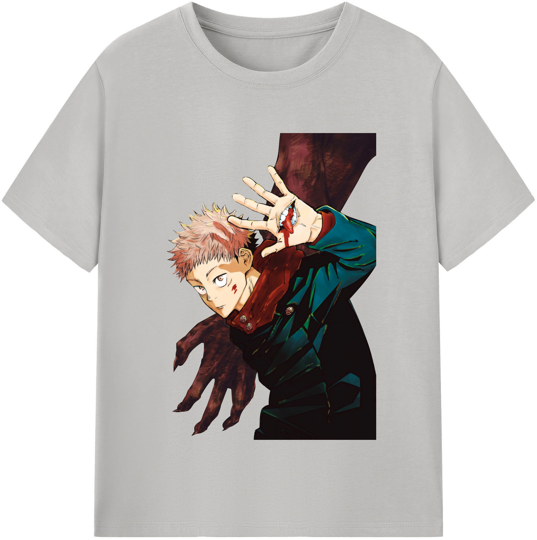 （画像用） 呪術廻戦 Jujutsu Kaisen レディースカジュアルプリントTシャツ（綿100％）
