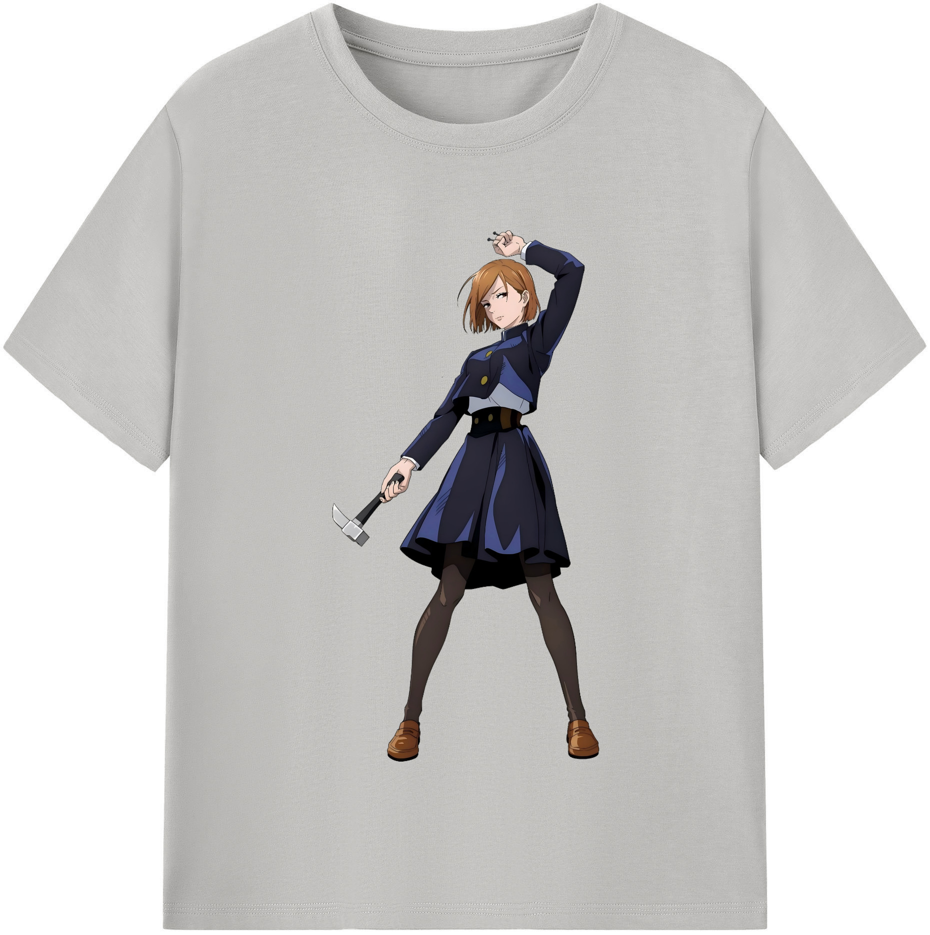 （画像用） 呪術廻戦 Jujutsu Kaisen レディースカジュアルプリントTシャツ（綿100％）