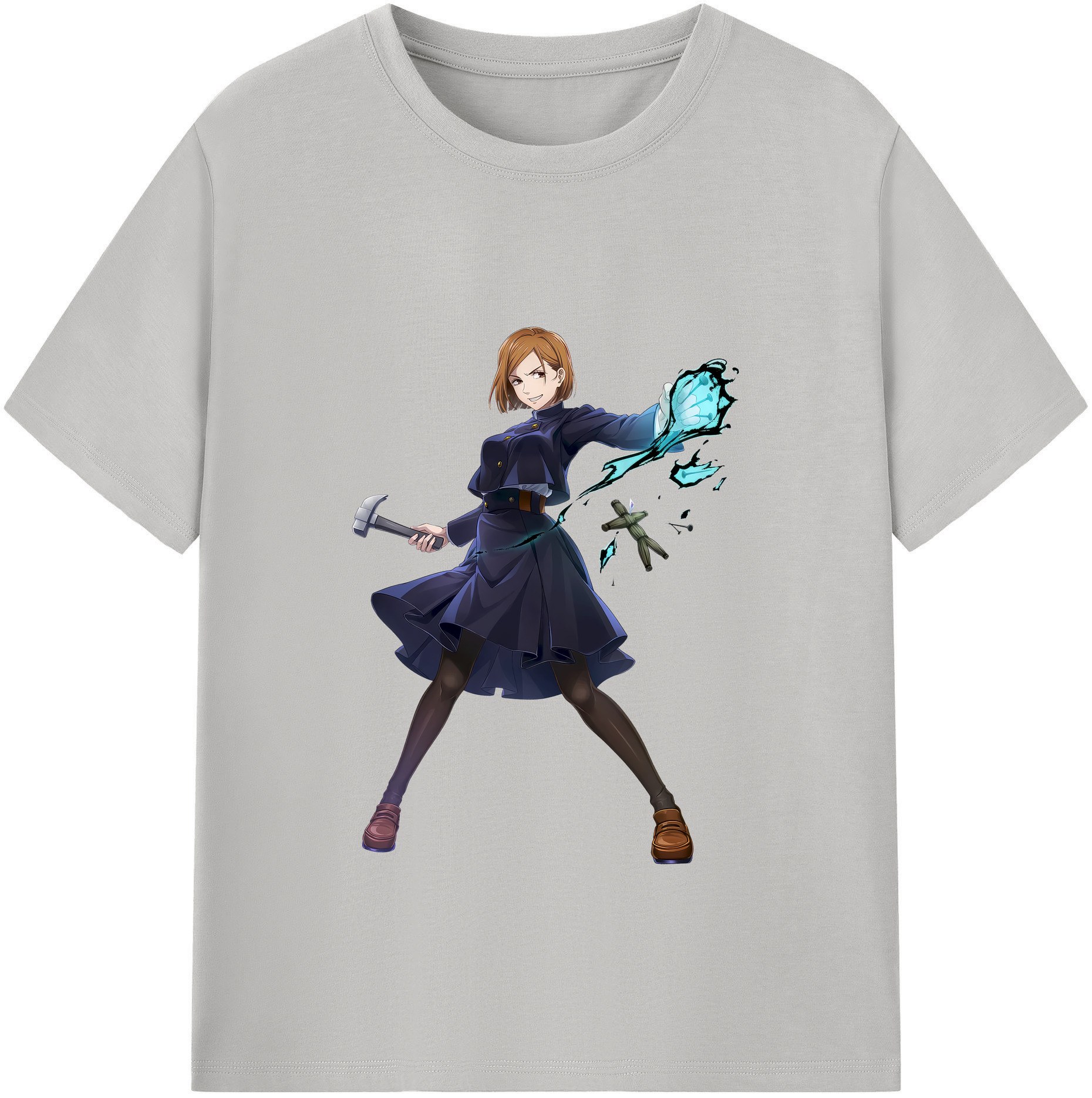 （画像用） 呪術廻戦 Jujutsu Kaisen レディースカジュアルプリントTシャツ（綿100％）