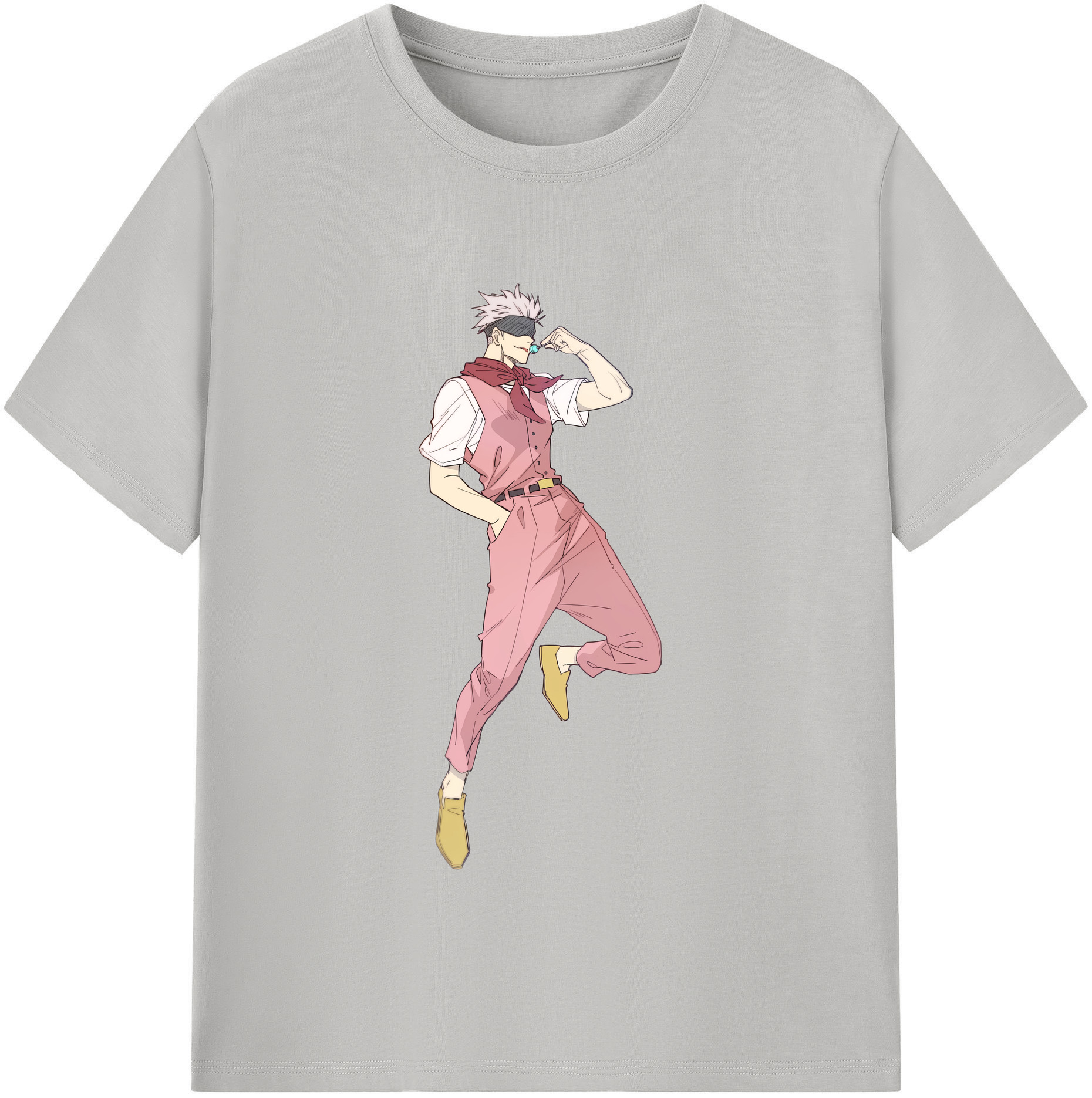 （画像用） 呪術廻戦 Jujutsu Kaisen レディースカジュアルプリントTシャツ（綿100％）