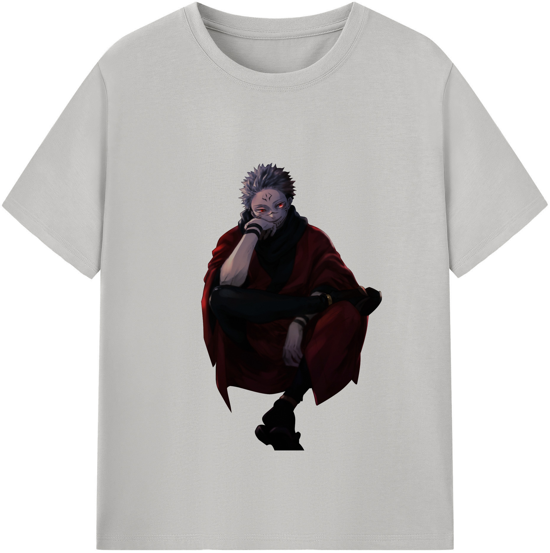 （画像用） 呪術廻戦 Jujutsu Kaisen レディースカジュアルプリントTシャツ（綿100％）