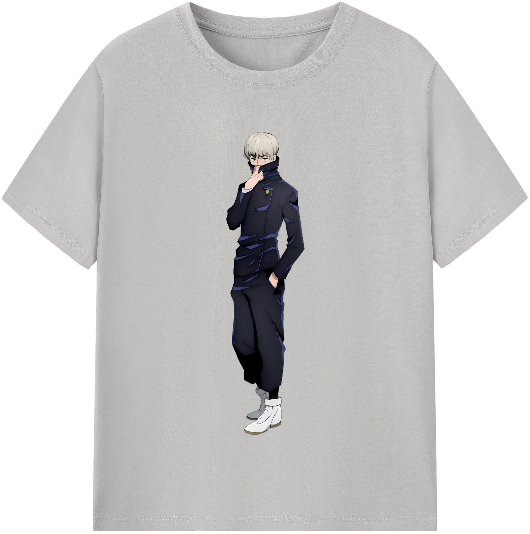 （画像用） 呪術廻戦 Jujutsu Kaisen レディースカジュアルプリントTシャツ（綿100％）