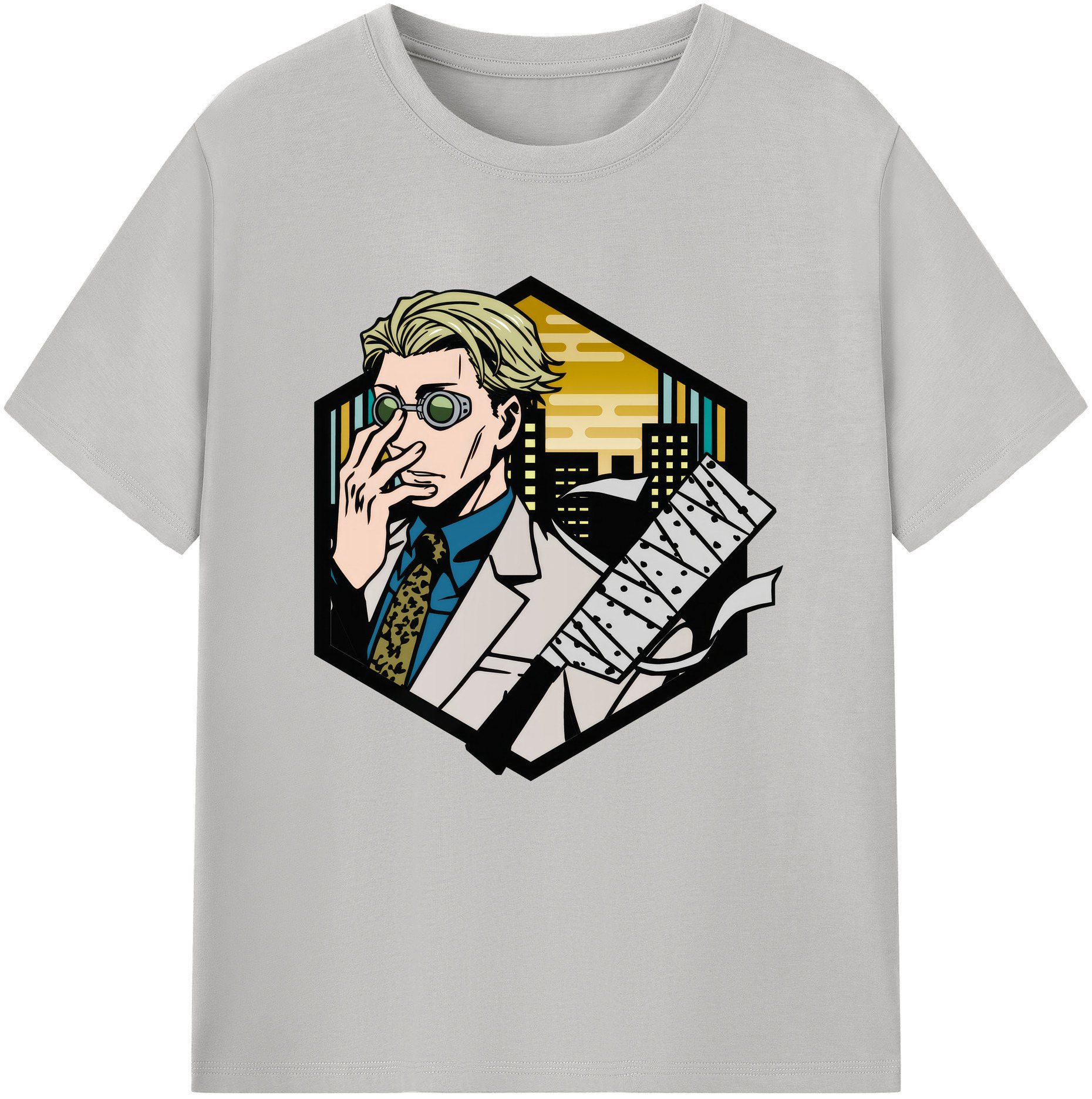 （画像用） 呪術廻戦 Jujutsu Kaisen レディースカジュアルプリントTシャツ（綿100％）